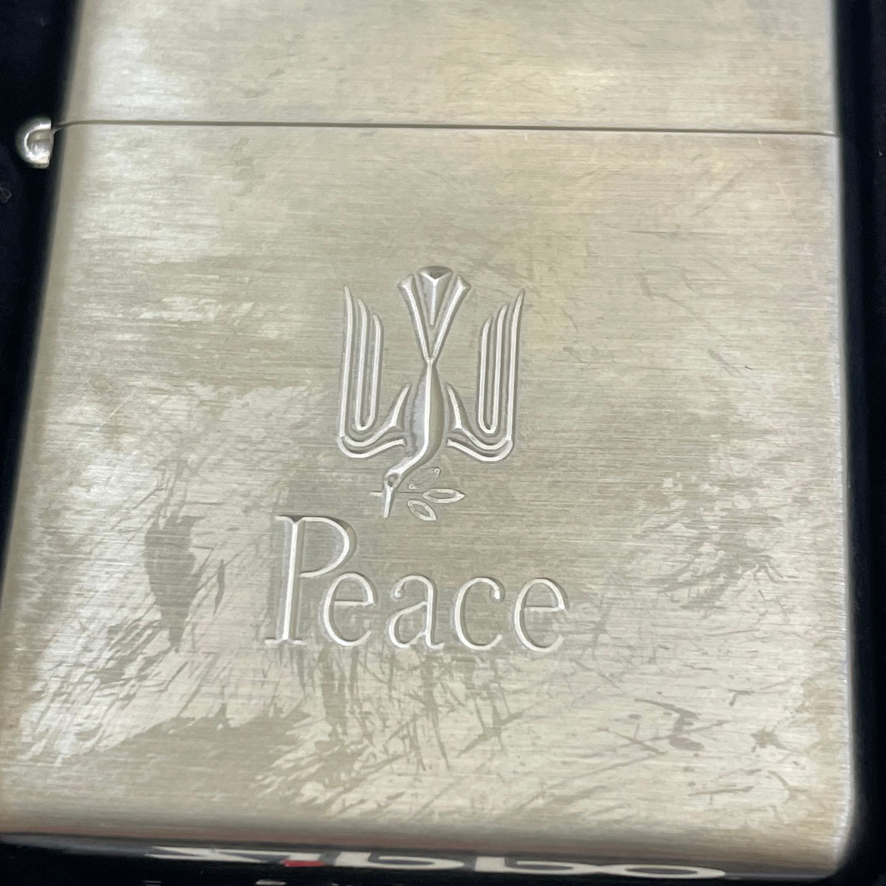 Zippo _Peaceオイルライター _2015年製_未使用品