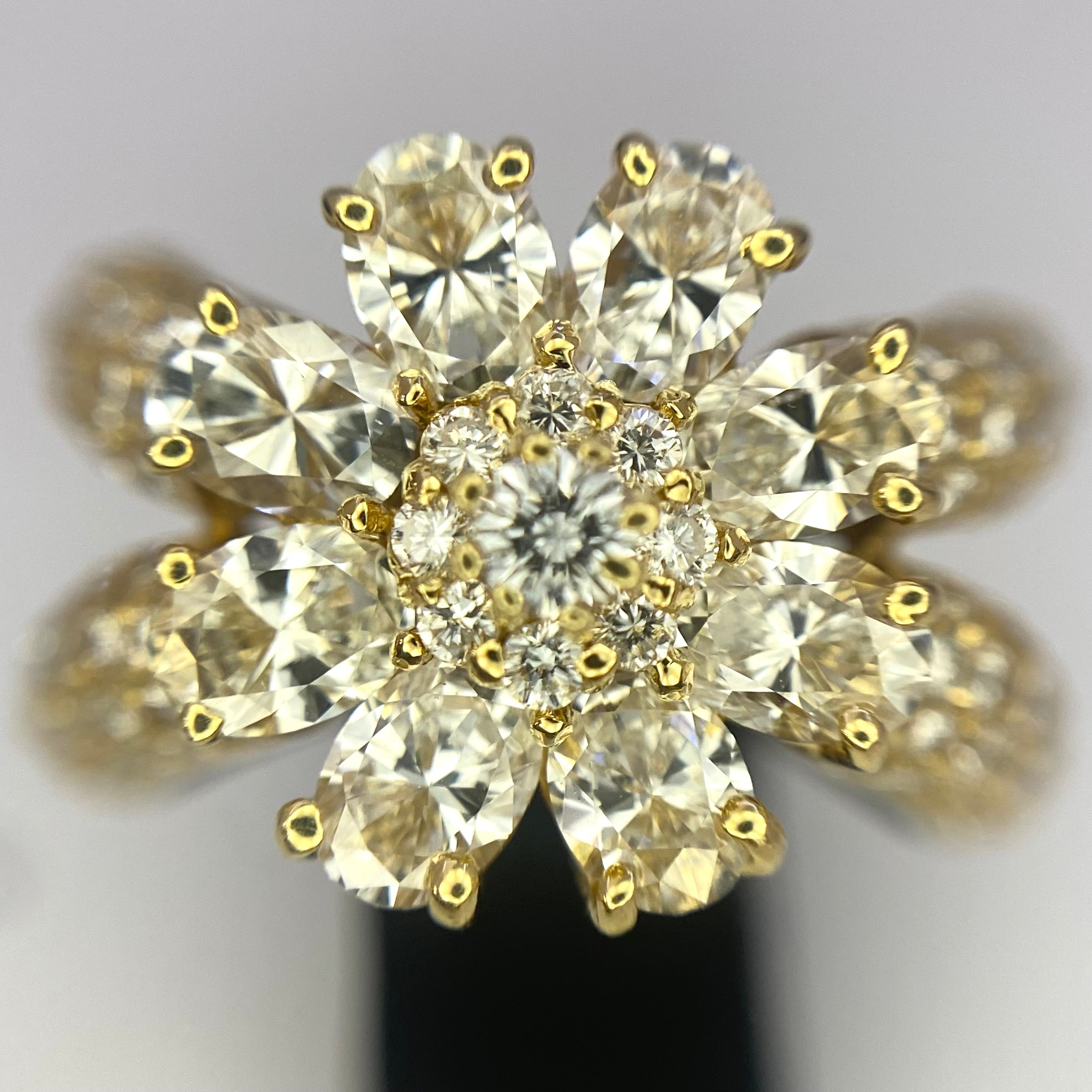 【送料無料】_Ponte Vecchio _(ポンテベキオ) _K18 リング(指輪)_FD1 .47ct/1.80ct 10.8g_中古品