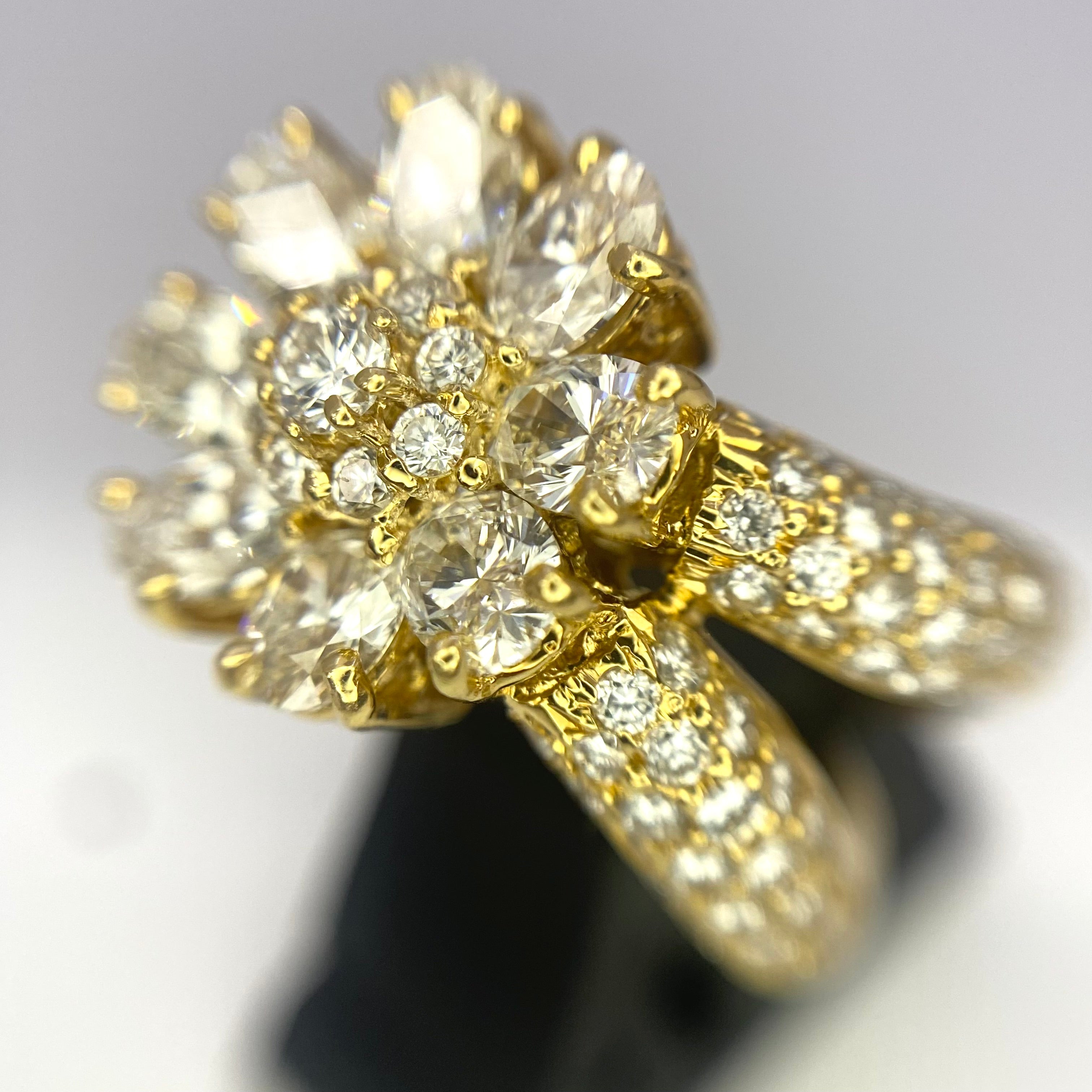 【送料無料】_Ponte Vecchio _(ポンテベキオ) _K18 リング(指輪)_FD1 .47ct/1.80ct 10.8g_中古品
