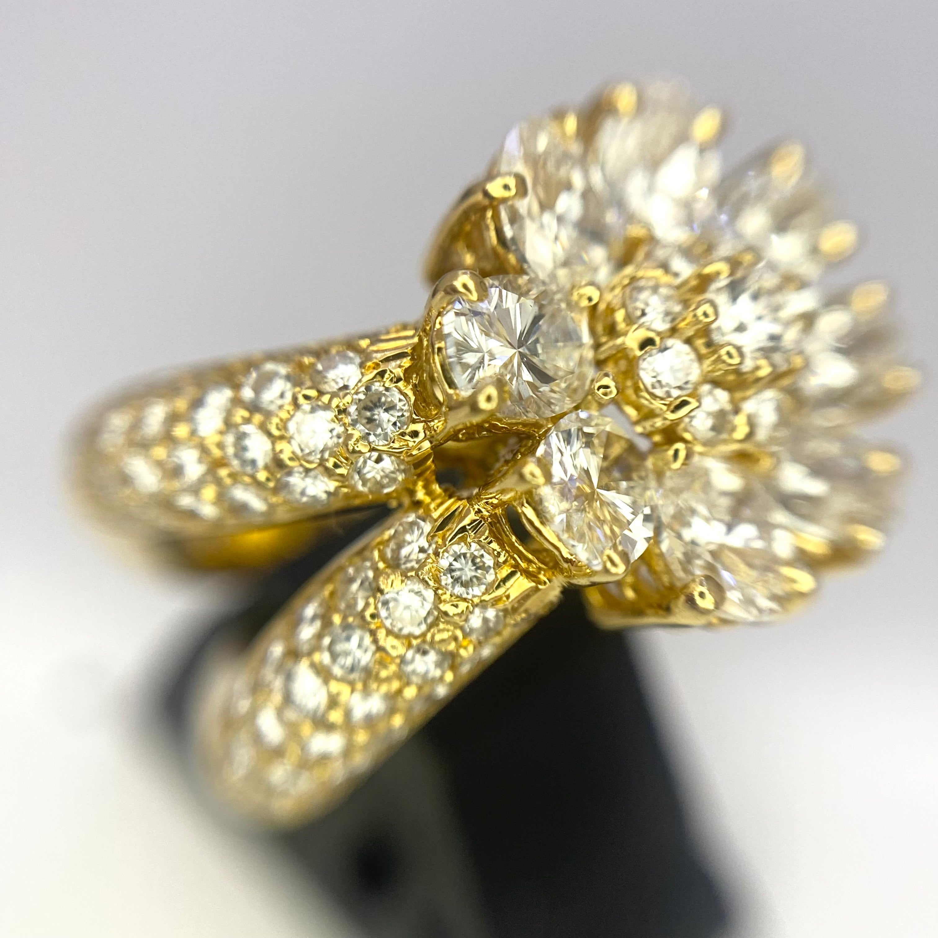 【送料無料】_Ponte Vecchio _(ポンテベキオ) _K18 リング(指輪)_FD1 .47ct/1.80ct 10.8g_中古品