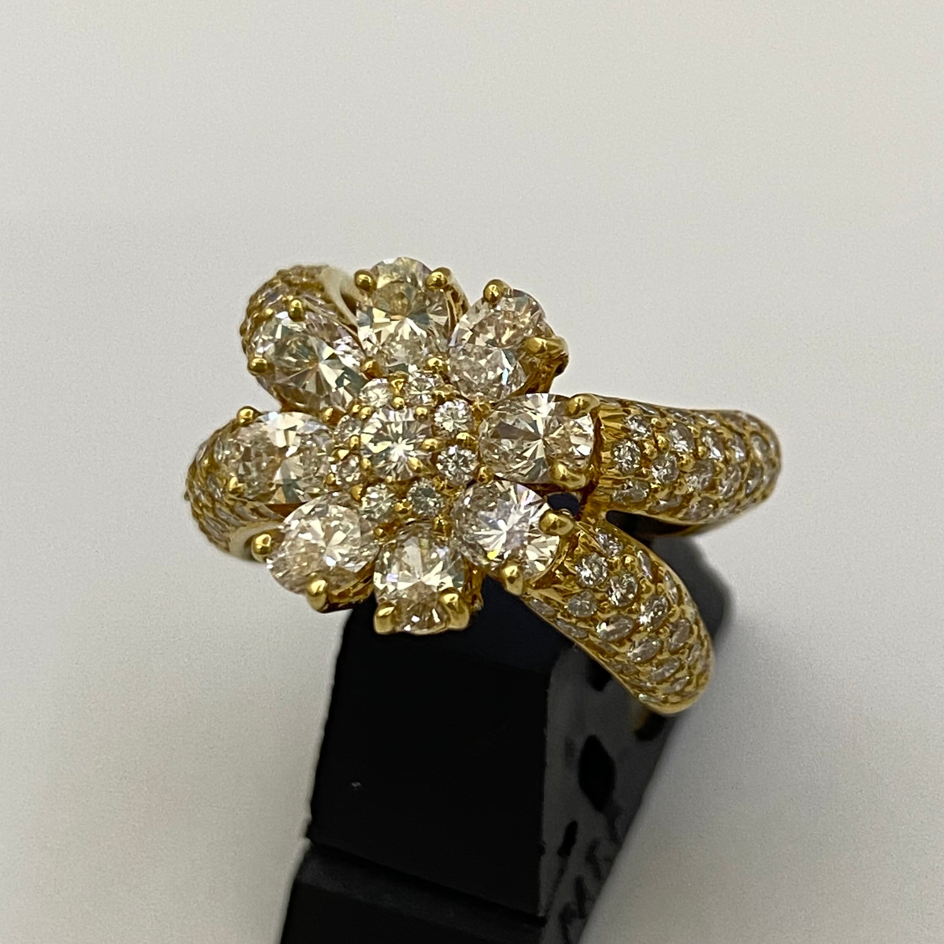 【送料無料】_Ponte Vecchio _(ポンテベキオ) _K18 リング(指輪)_FD1 .47ct/1.80ct 10.8g_中古品
