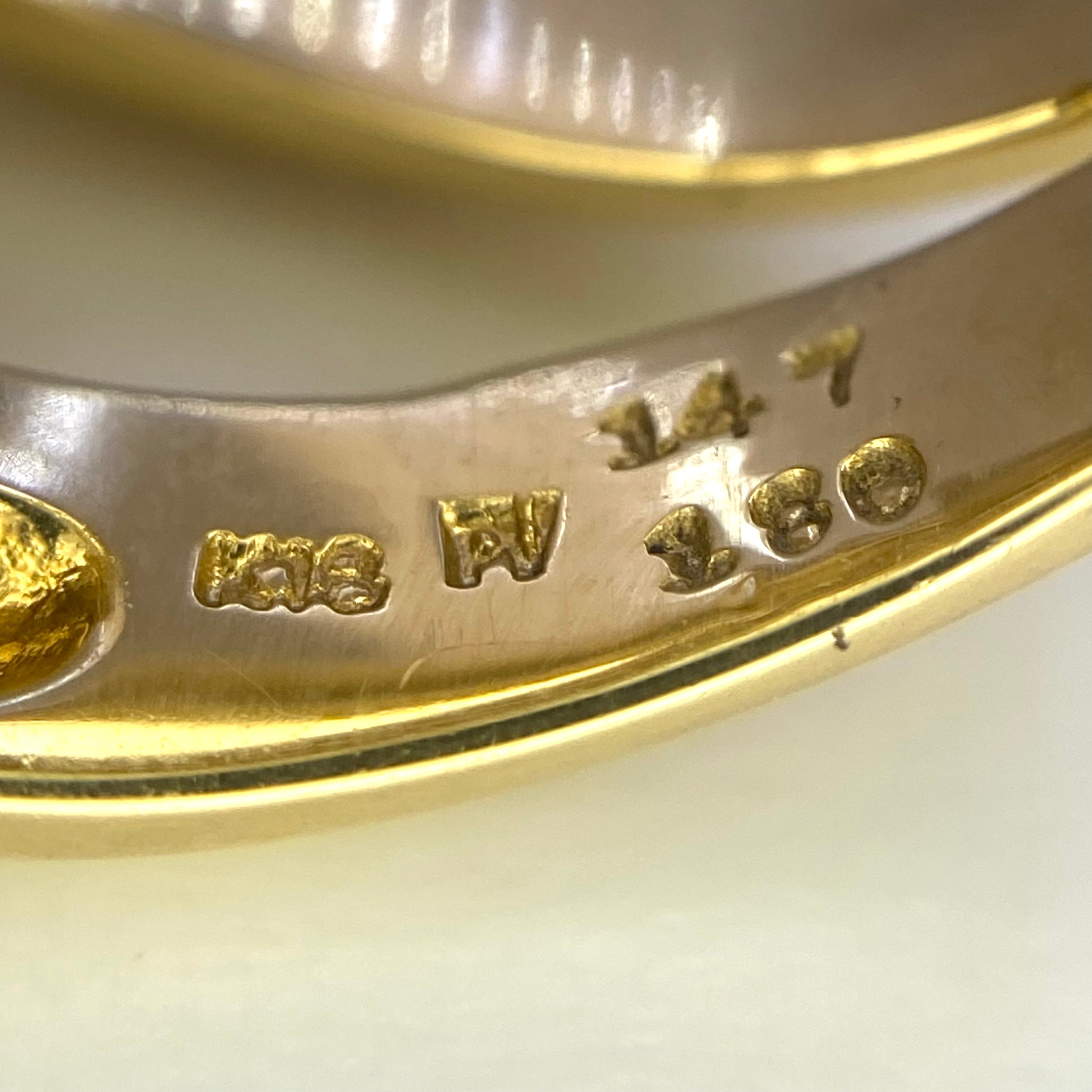 【送料無料】_Ponte Vecchio _(ポンテベキオ) _K18 リング(指輪)_FD1 .47ct/1.80ct 10.8g_中古品