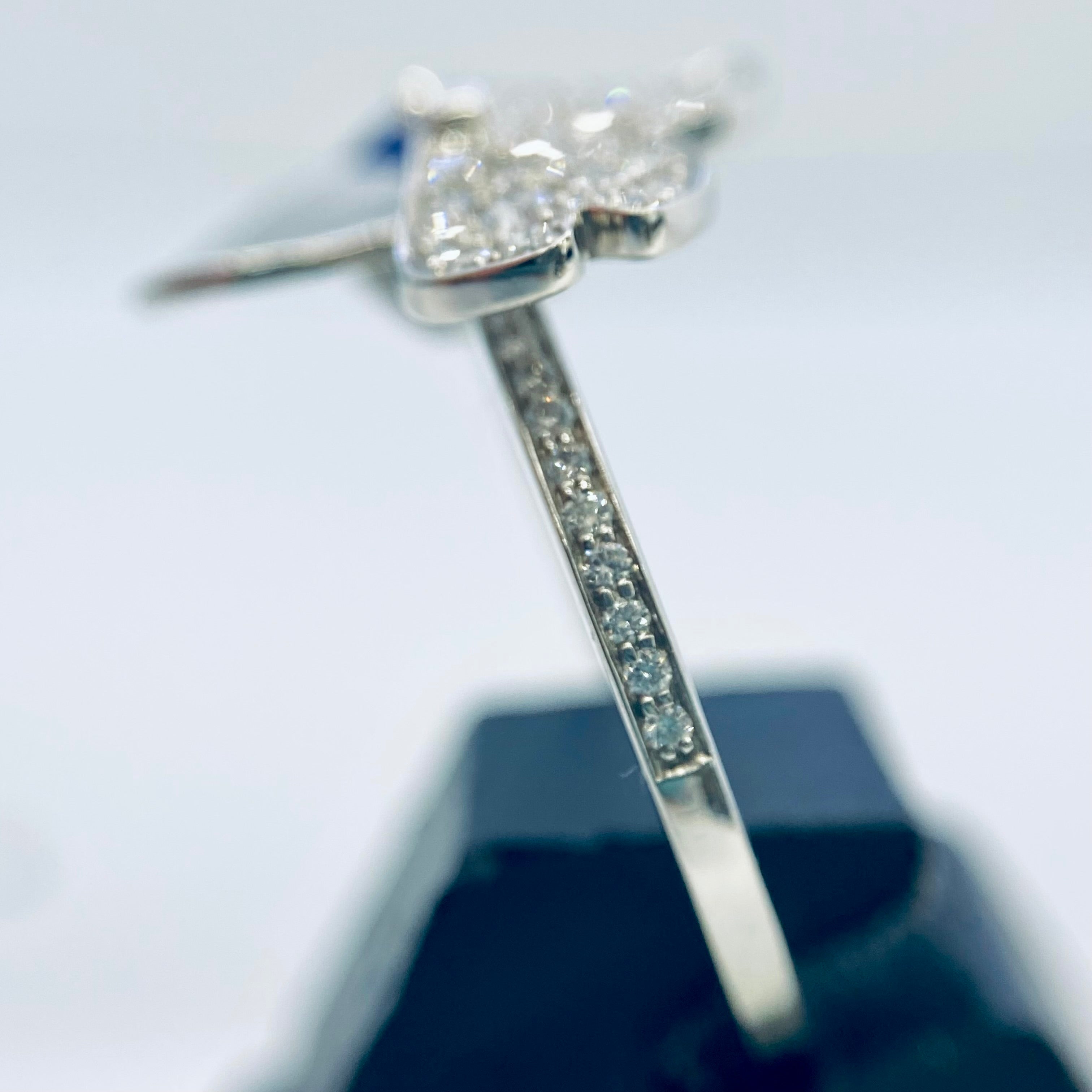 TIFFANY &Co(ティファニー)_ペーパーフラワー Ptプラチナ950_タンザナイト/ダイヤモンド_リング(指輪)_中古品