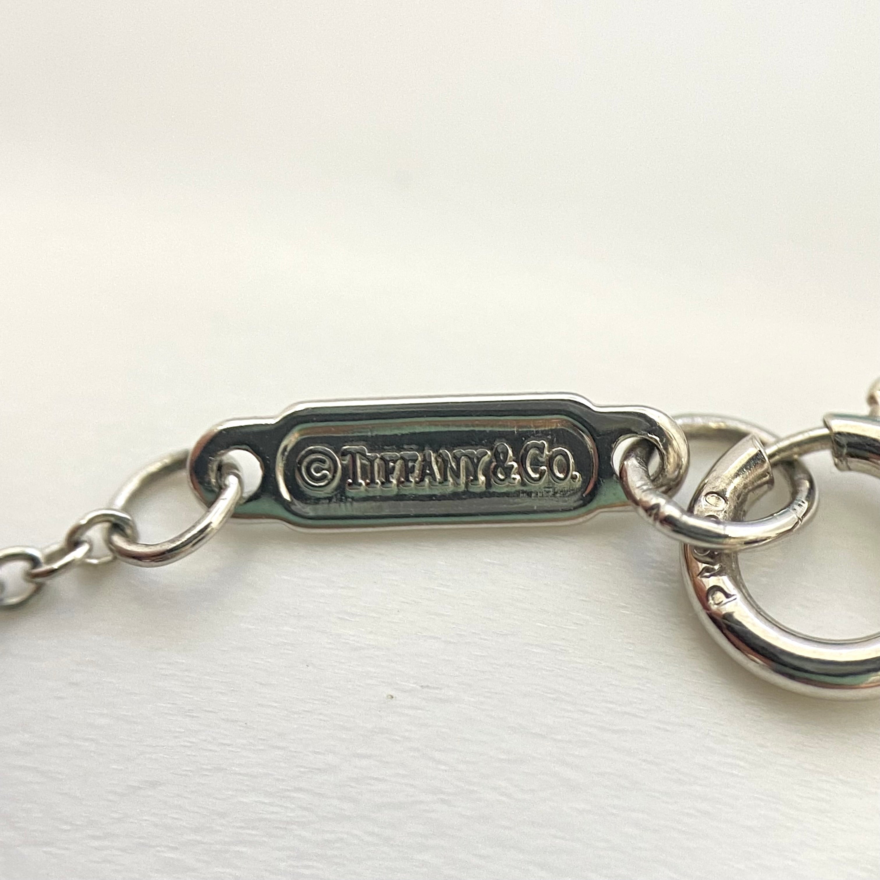 TIFFANY &Co(ティファニー)_ペーパーフラワー Ptプラチナ950_アクアマリン/ダイヤモンド_ファイヤーフライネックレス_中古品
