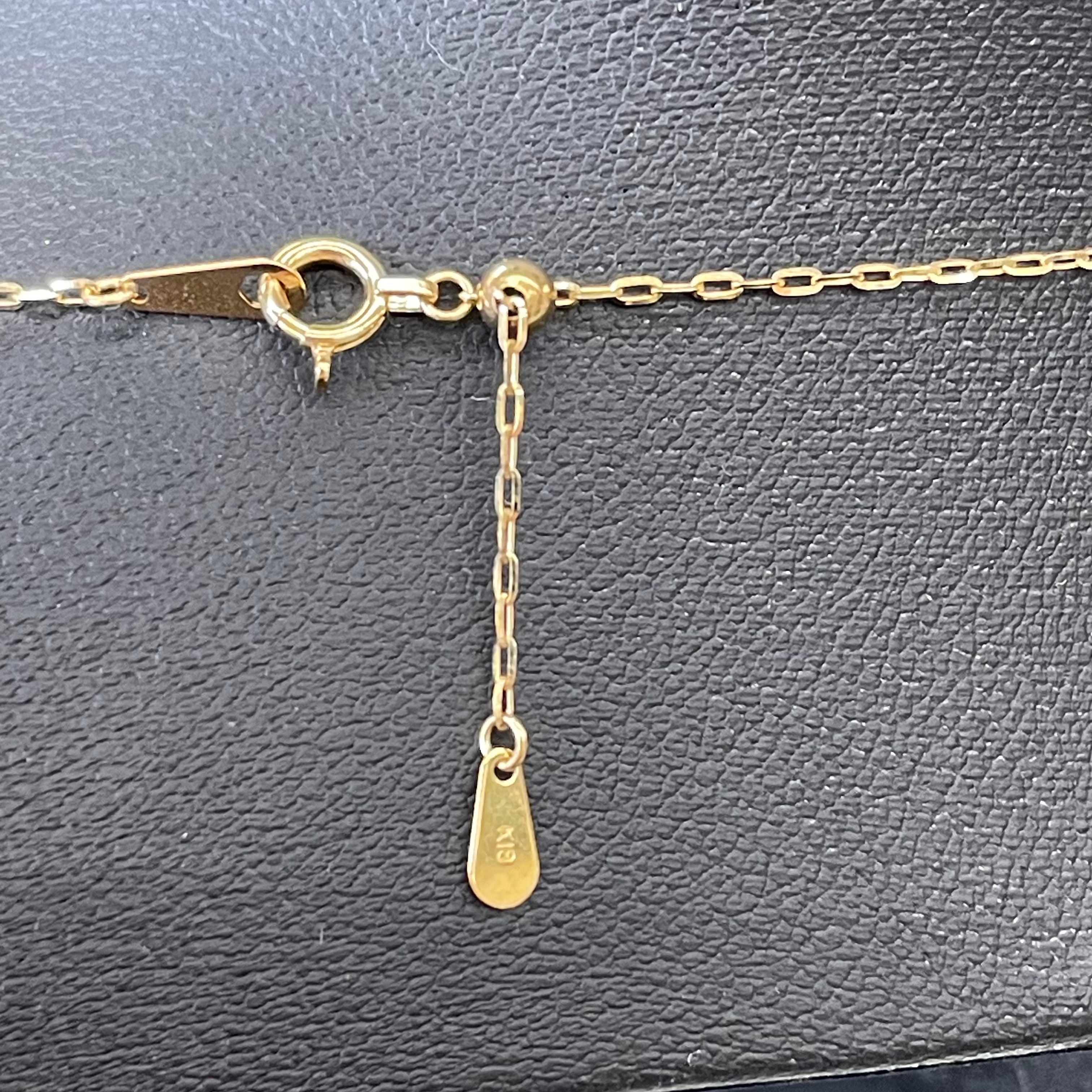 ノンブランド_ダイヤモンドネックレス _K18/K18WG 6.1g/FD0.2ct_中古品