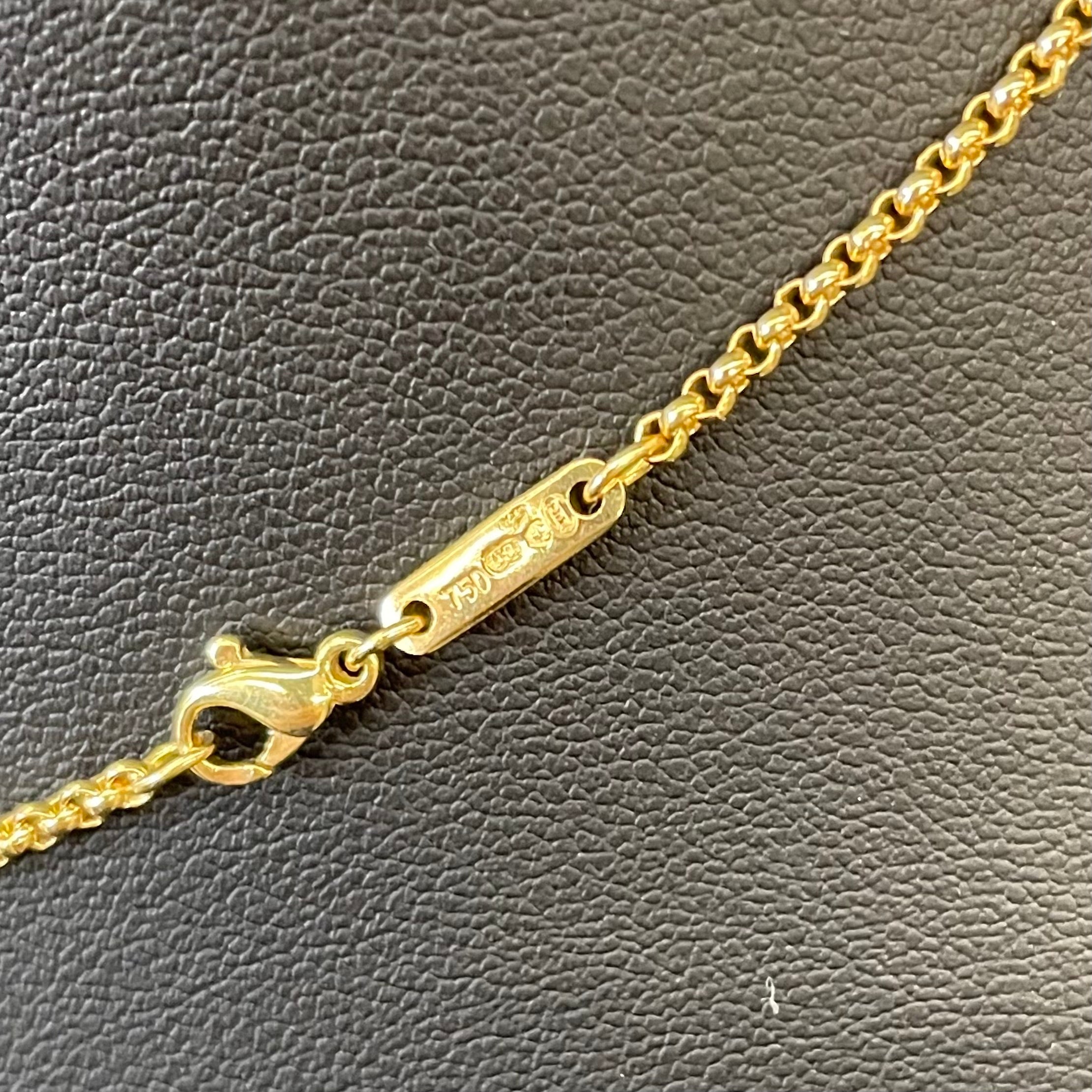 【送料無料】_ Chopard_(ショパール)_ハッピーダイヤモンド バタフライ_ K18ネックレス _中古品