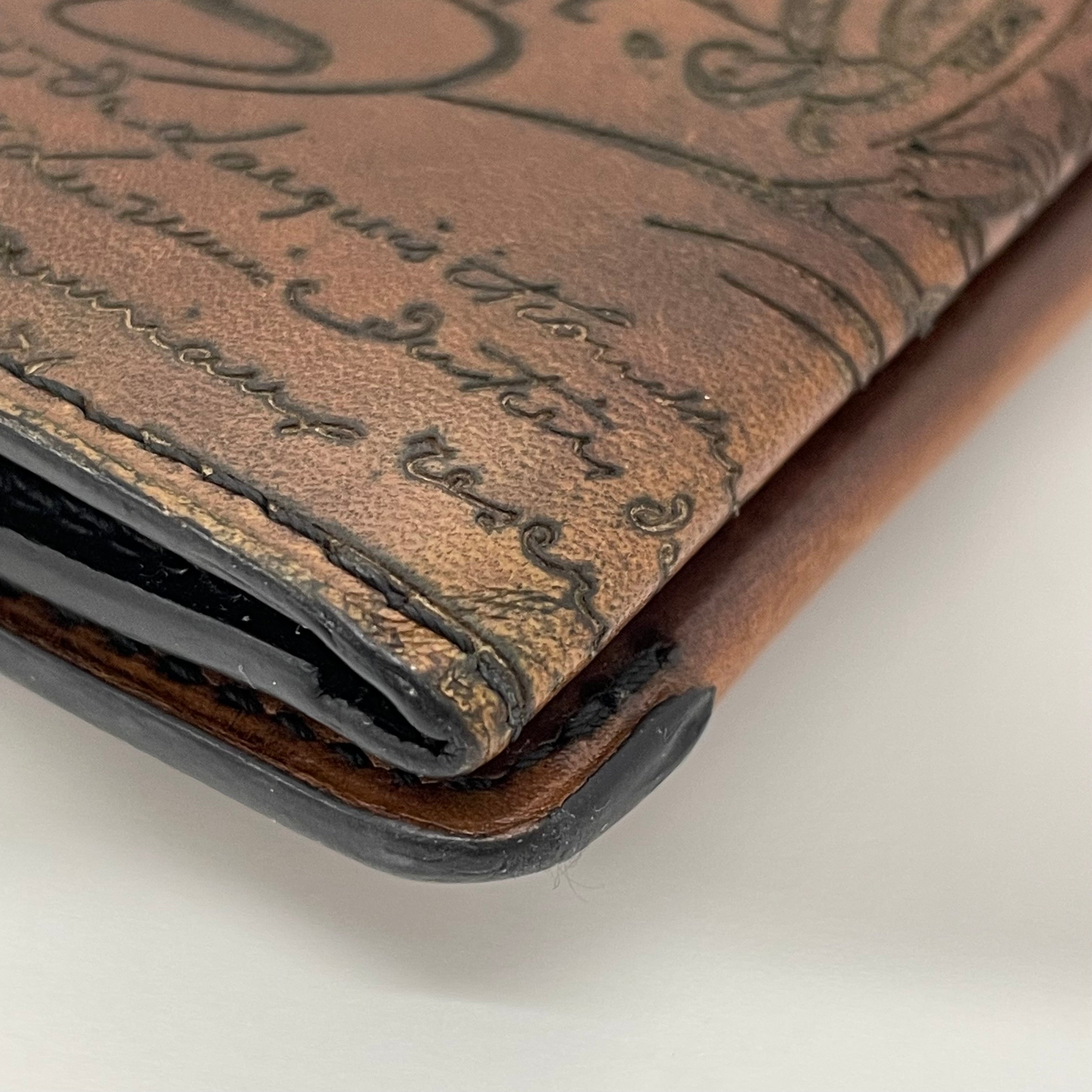 Berluti_(ベルルッティ)_エスパス スクリットレザー_ ロングウォレット_中古品