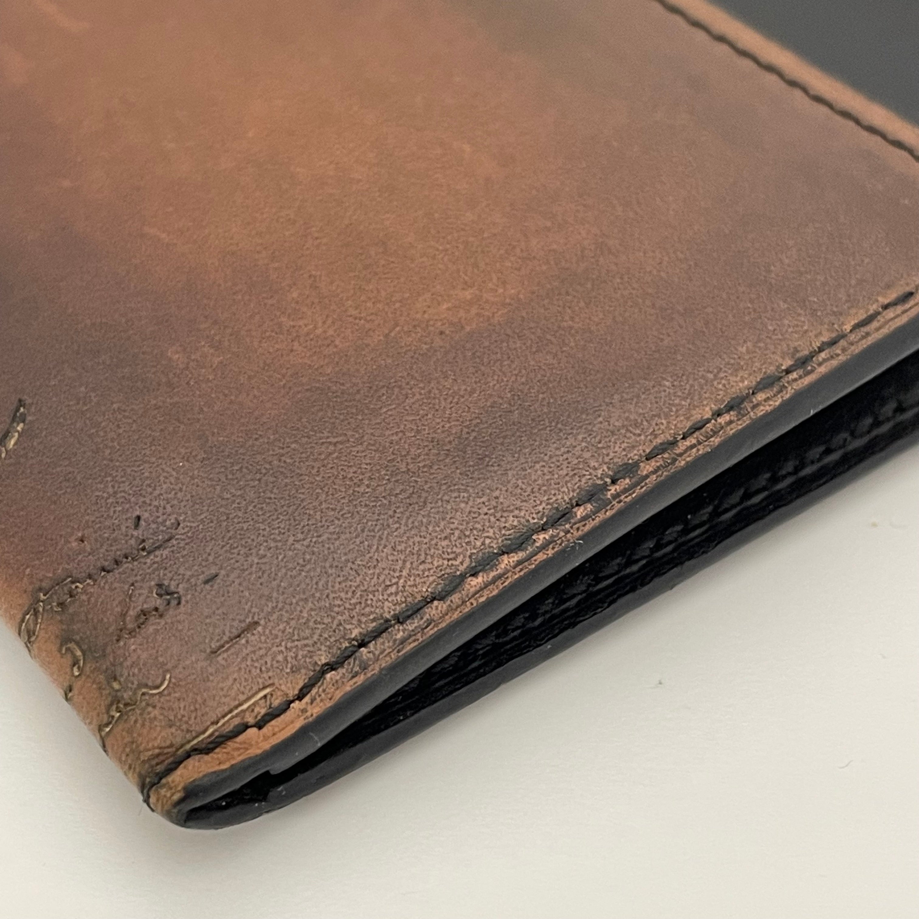 【送料無料】_ Berluti_(ベルルッティ)_エスパス スクリットレザー_ ロングウォレット_中古品