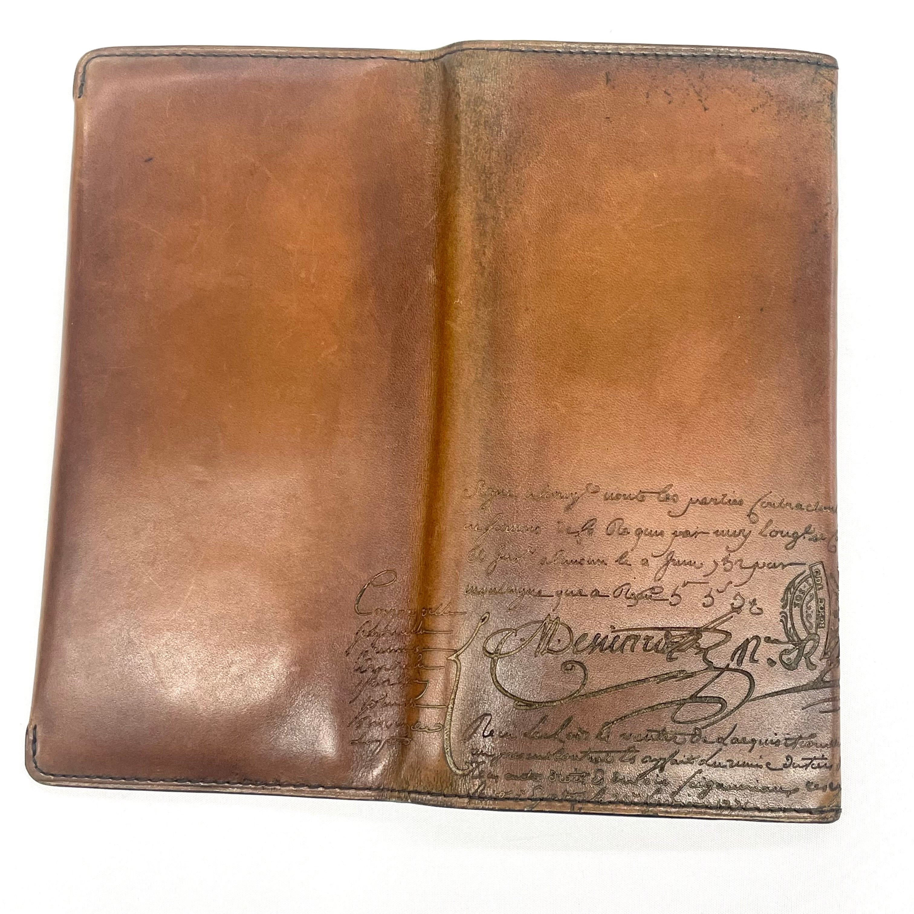 Berluti_(ベルルッティ)_エスパス スクリットレザー_ ロングウォレット_中古品