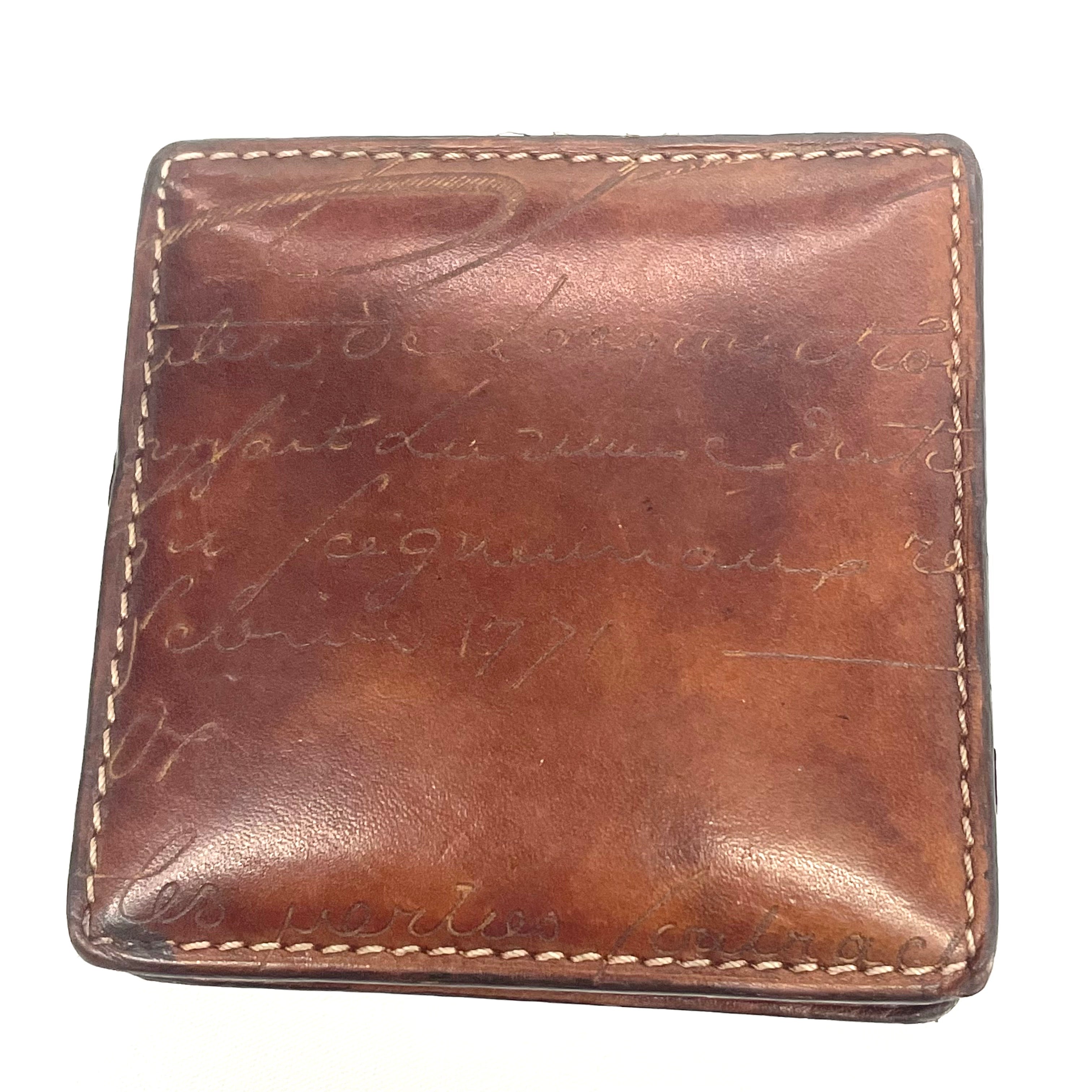 Berluti_(ベルルッティ)_カリグラフィ _スクリットレザーコインパース_中古品