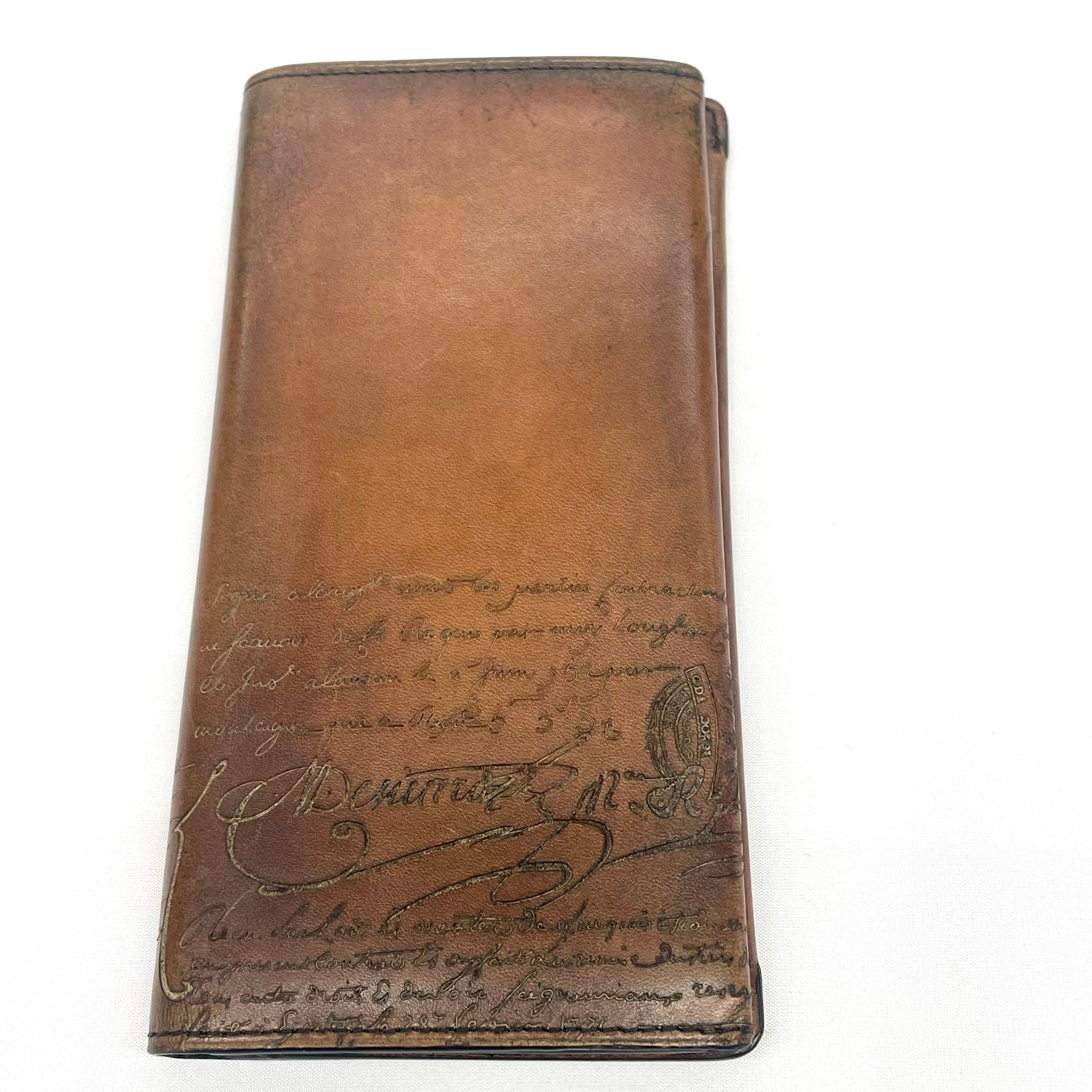 Berluti_(ベルルッティ)_エスパス スクリットレザー_ ロングウォレット_中古品