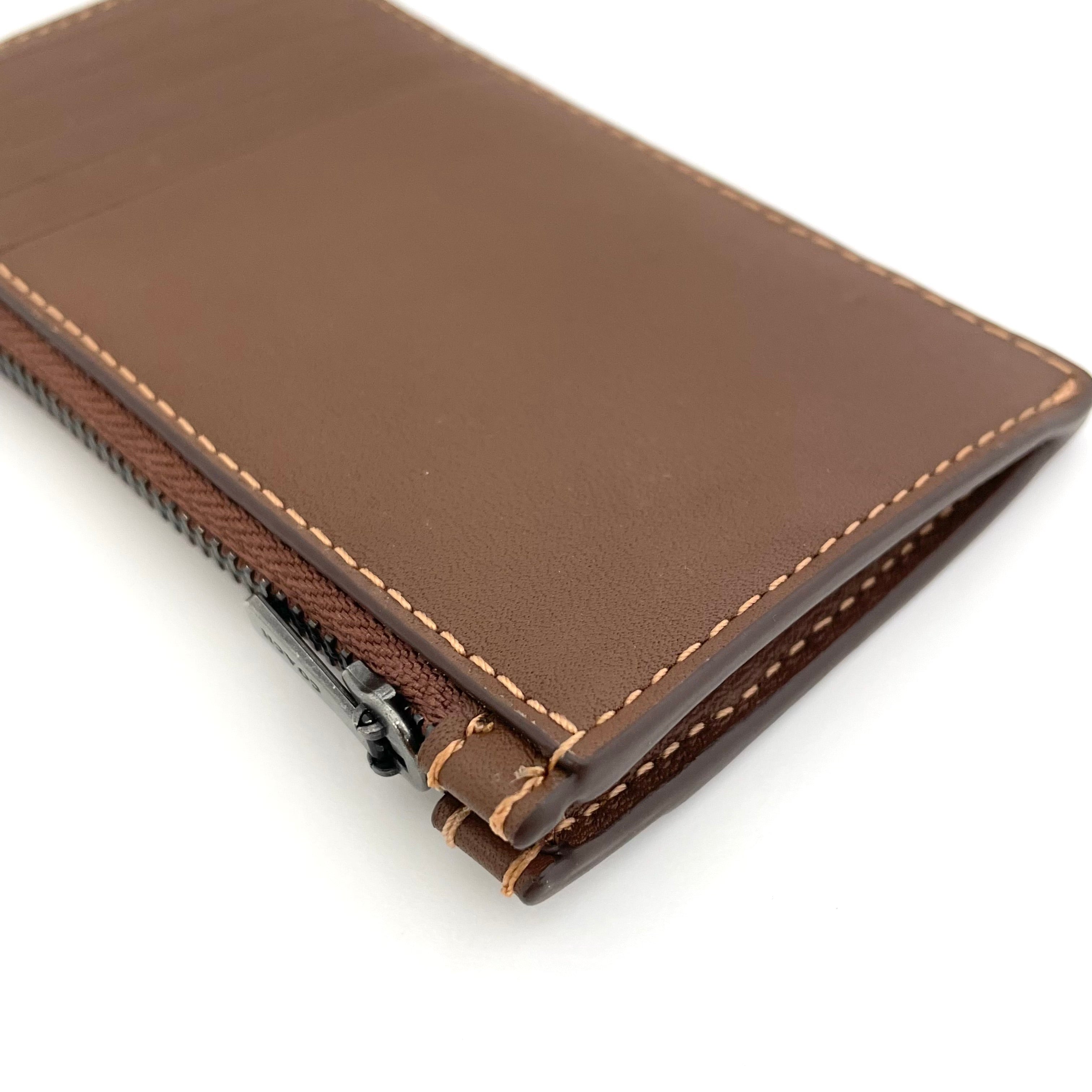 【送料無料】_ COACH_(コーチ)_ジップ カード ケース _4829CWH _中古品