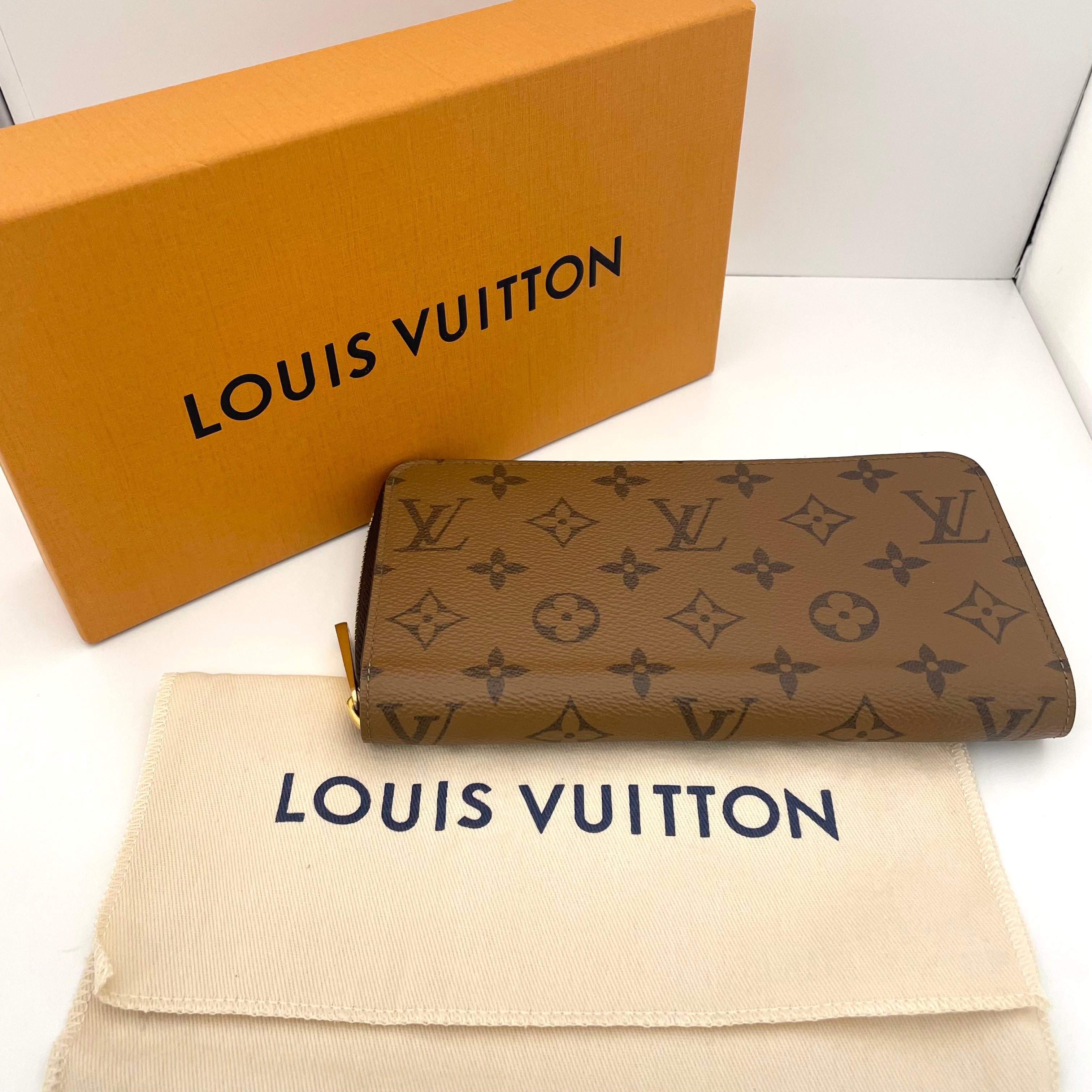 【送料無料】_ LOUIS VUITTON_(ルイヴィトン) _モノグラム・リバース ジッピーウォレット_ M82444 _中古品