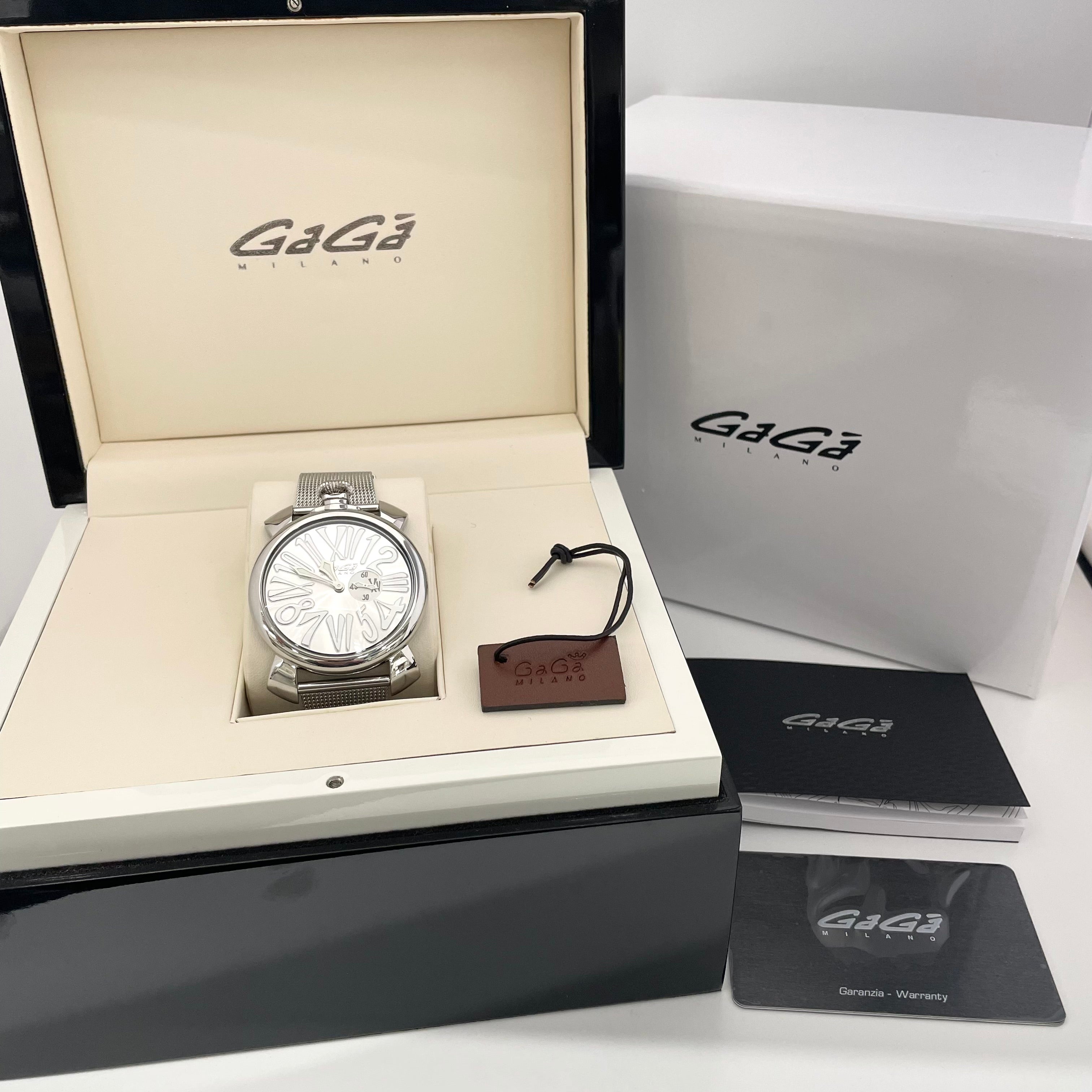 【送料無料】_ GaGa MILANO_(ガガミラノ)_SLIM46MM Ref5080.3_中古品