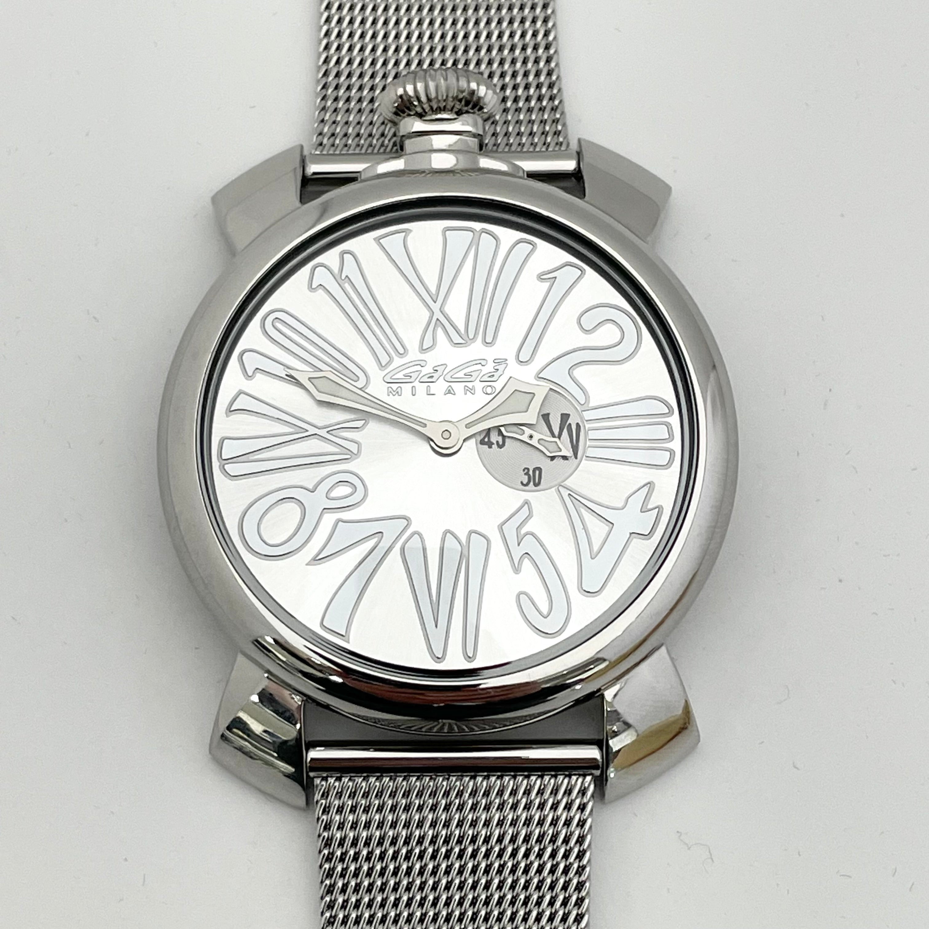 【送料無料】_ GaGa MILANO_(ガガミラノ)_SLIM46MM Ref5080.3_中古品