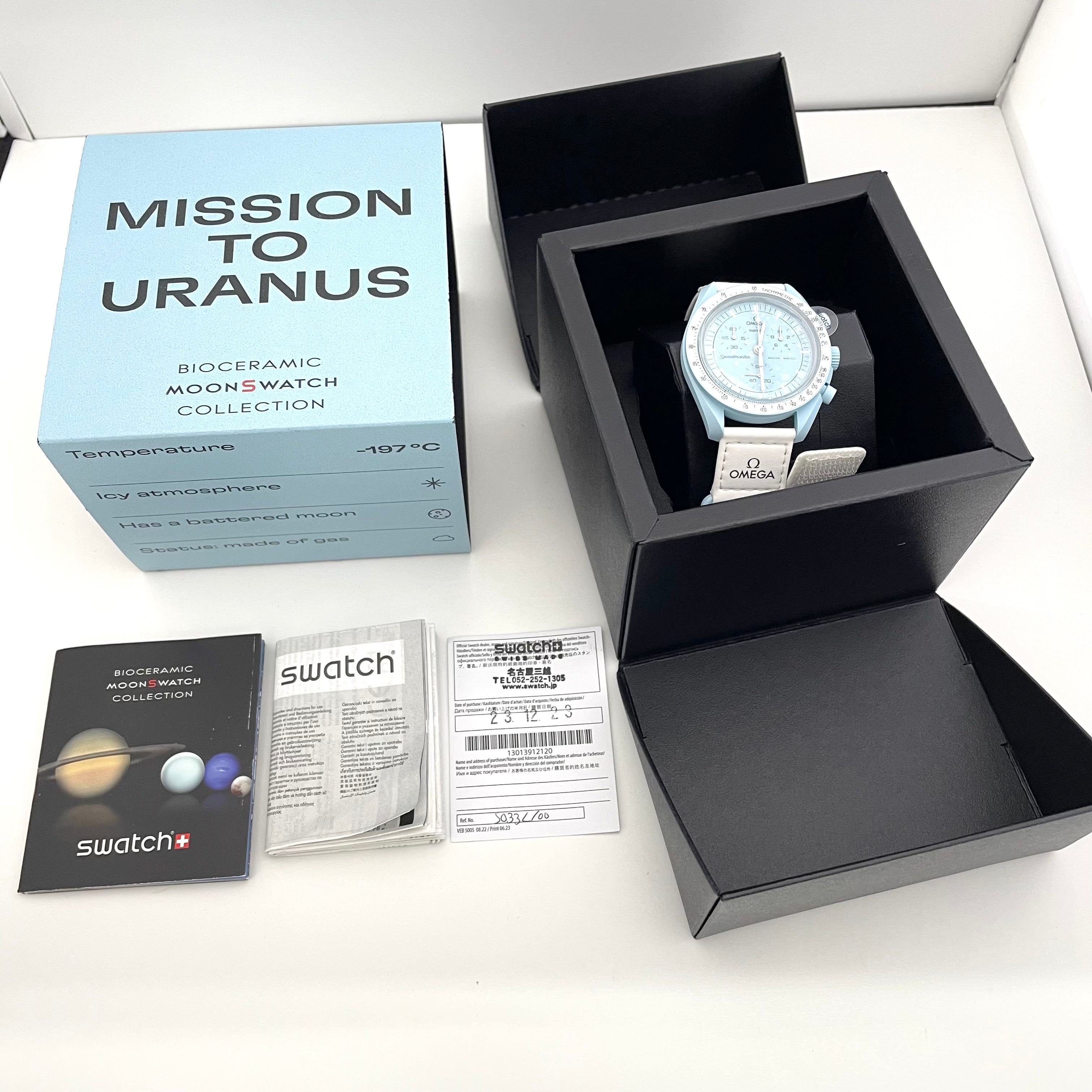 【送料無料】_ OMEGAxSwatch_(オメガxスウォッチ)_ミッション トゥ ウラヌス SO33L100 _未使用品