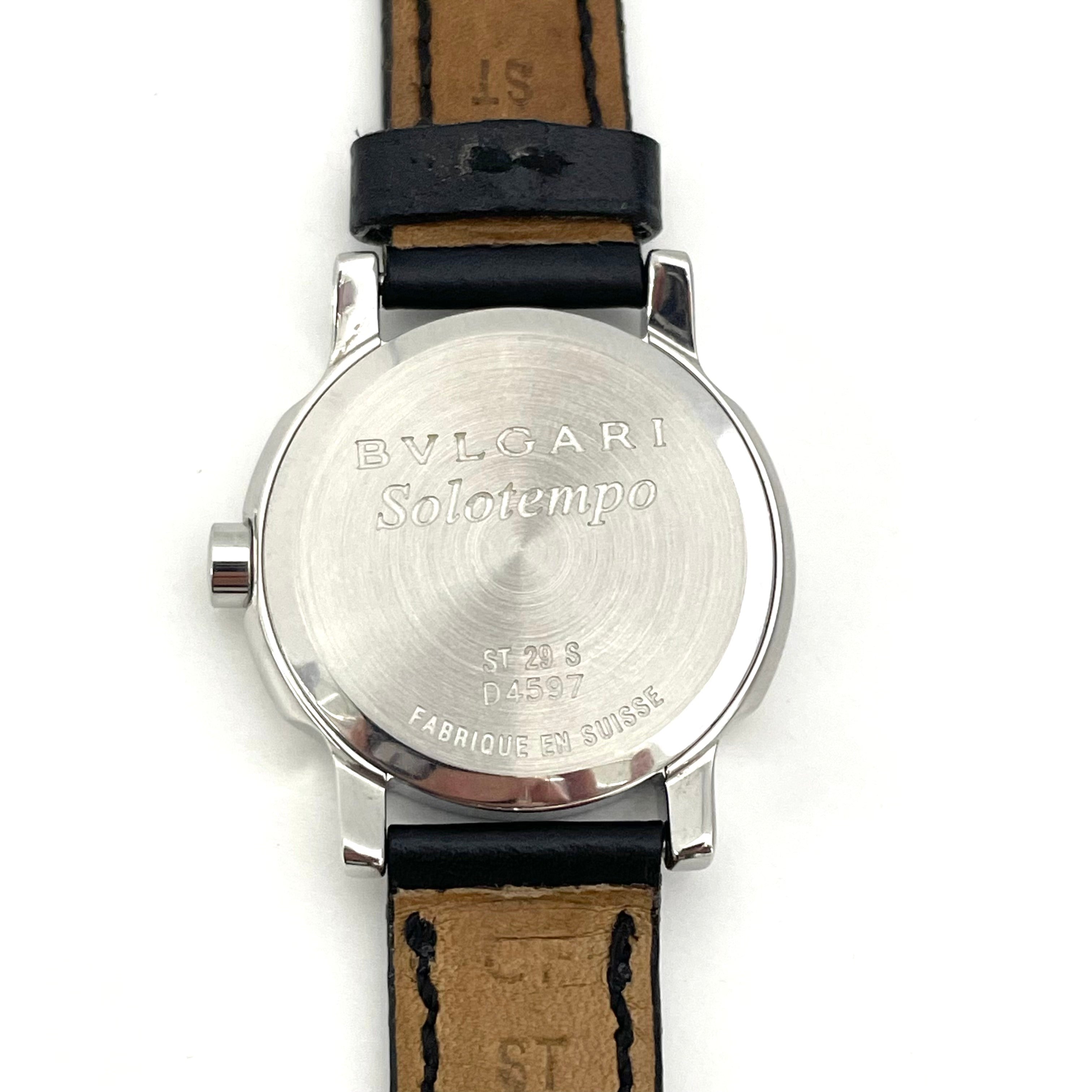 【送料無料】_ BVLGARI_(ブルガリ)_ソロテンポST29S _レディス用クオーツ _中古品