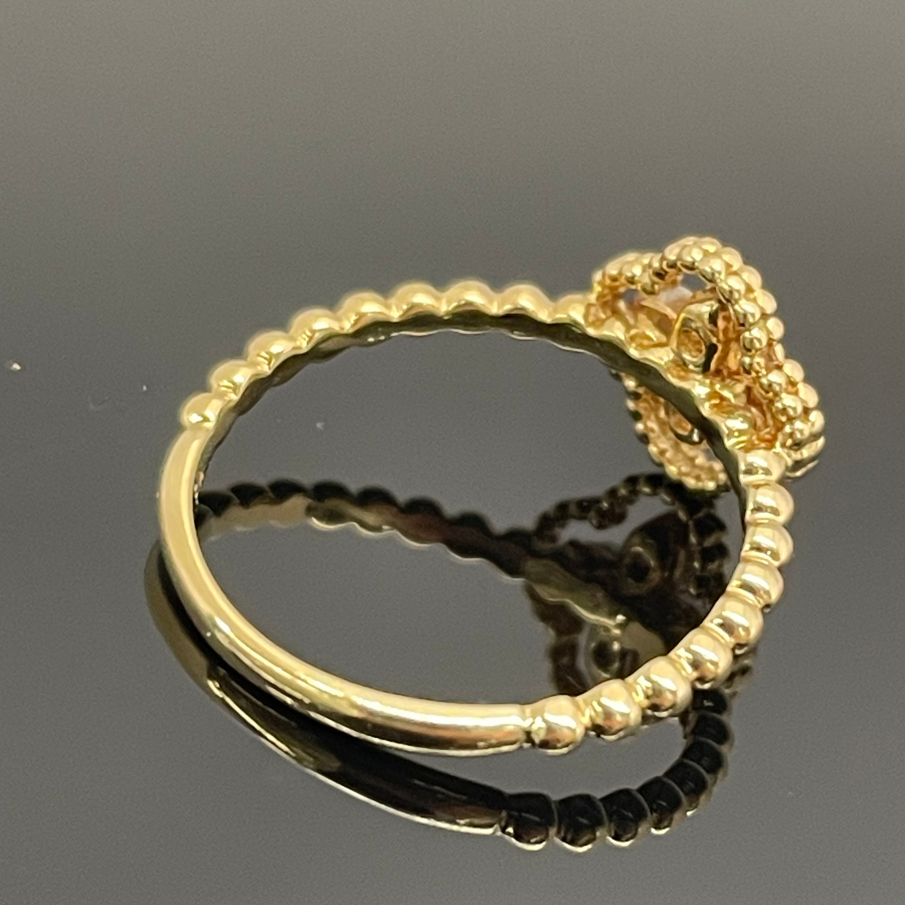 【送料無料】_ ノンブランド _K18ダイヤモンドリング_ FD0.25ct/2.1g _中古品