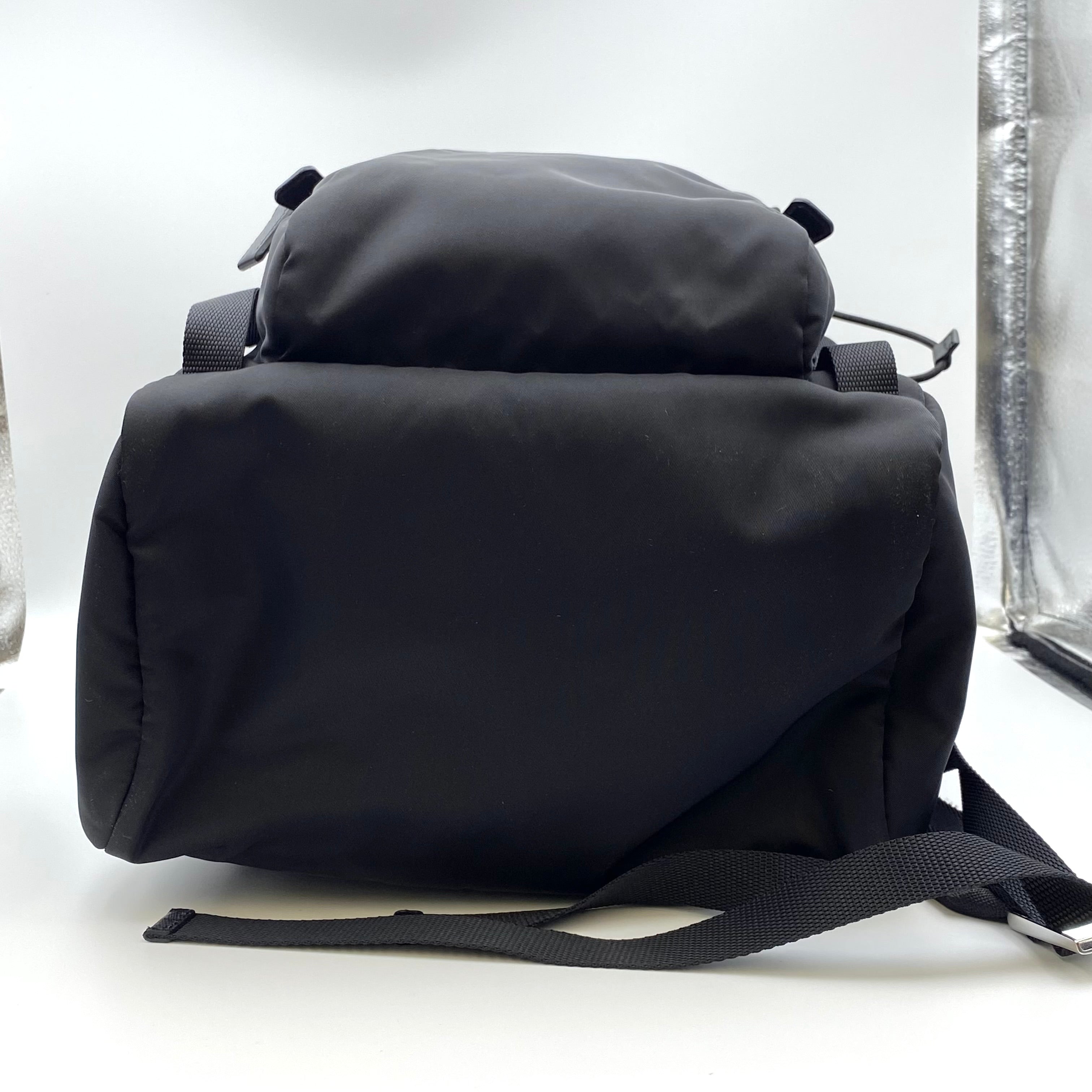 【送料無料】_PRADA_(プラダ)_テスート(ナイロン)×サフィアーノ_2VZ135 バックパック リュック_中古品