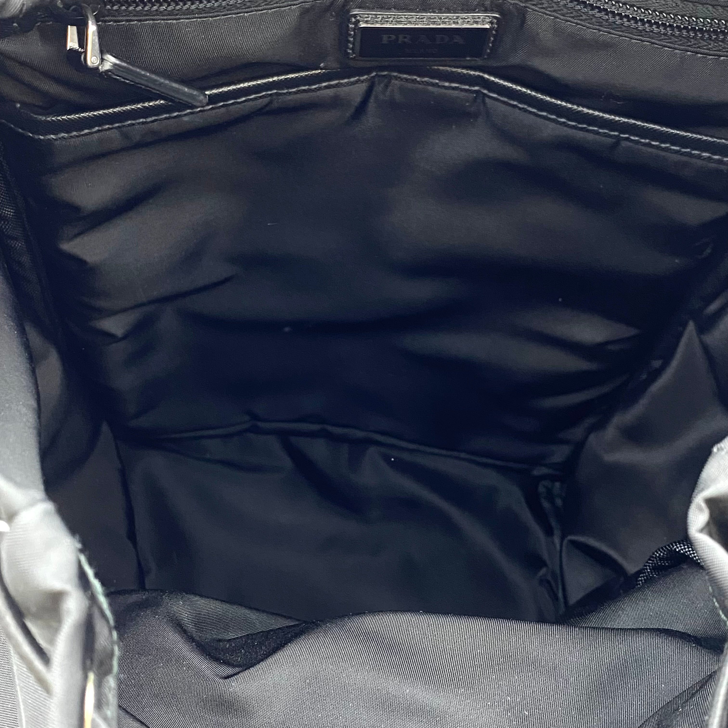 【送料無料】_PRADA_(プラダ)_テスート(ナイロン)×サフィアーノ_2VZ135 バックパック リュック_中古品