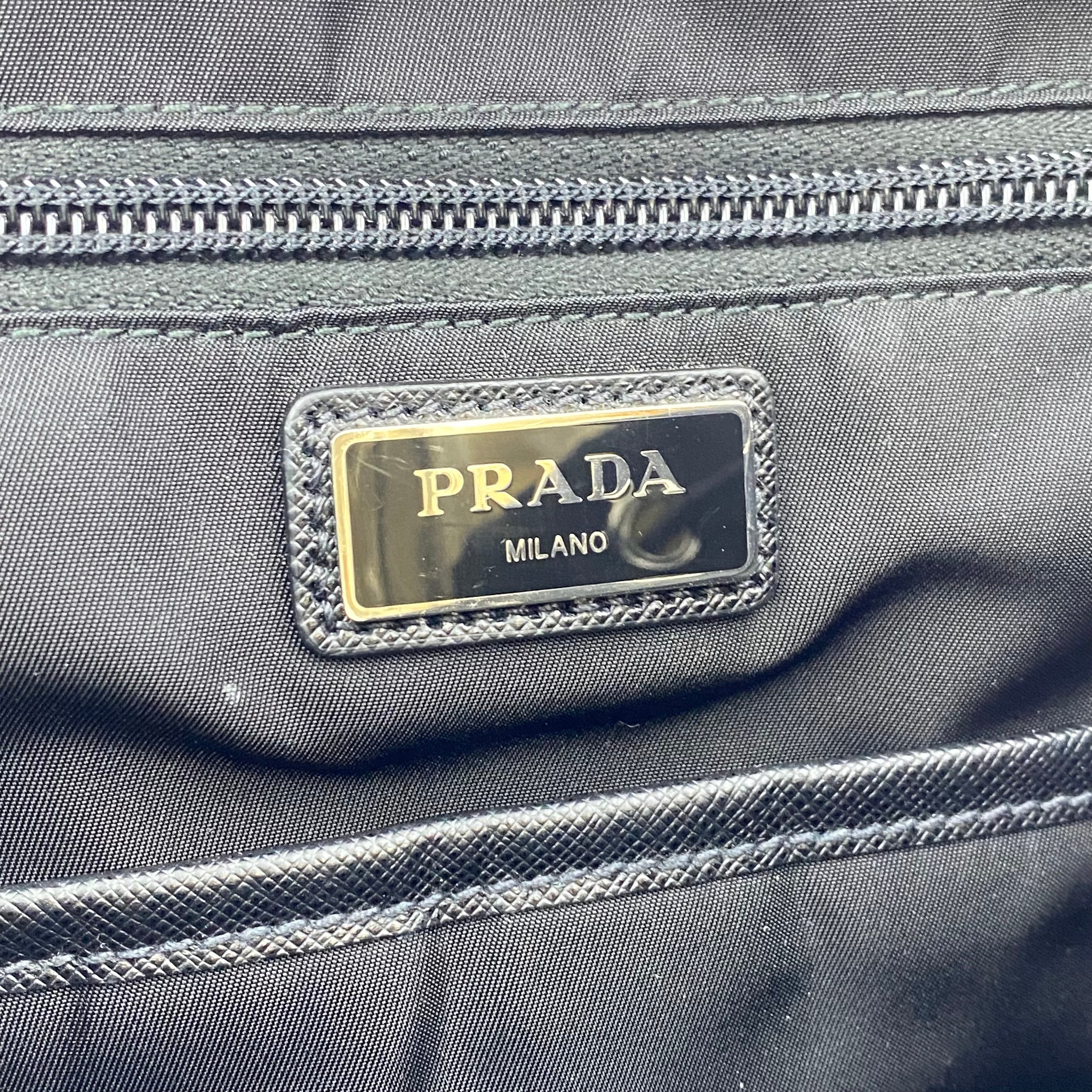 【送料無料】_PRADA_(プラダ)_テスート(ナイロン)×サフィアーノ_2VZ135 バックパック リュック_中古品