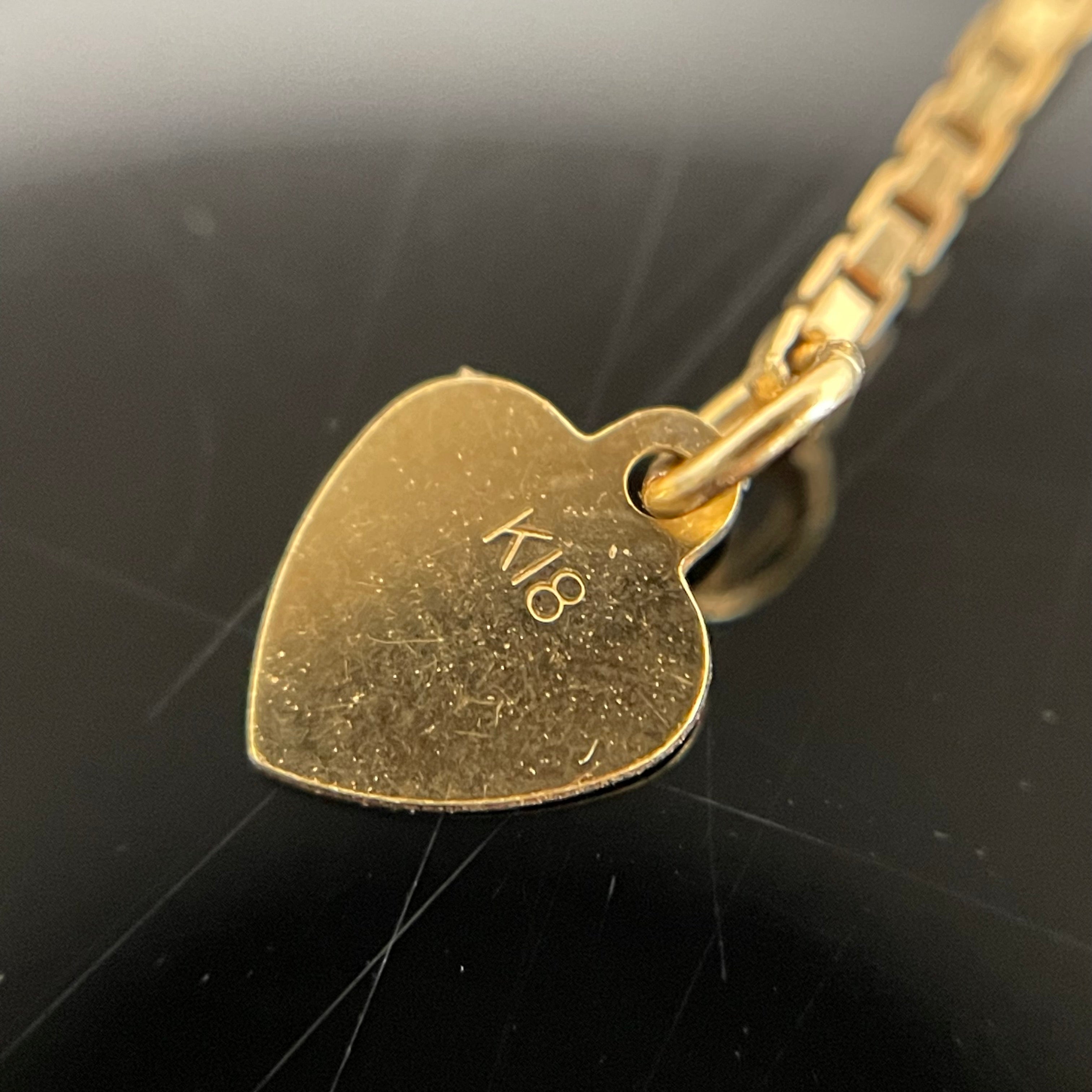 ノンブランド_ K18ダイヤモンドネックレス_ FD1.0ct/7.4g _中古品