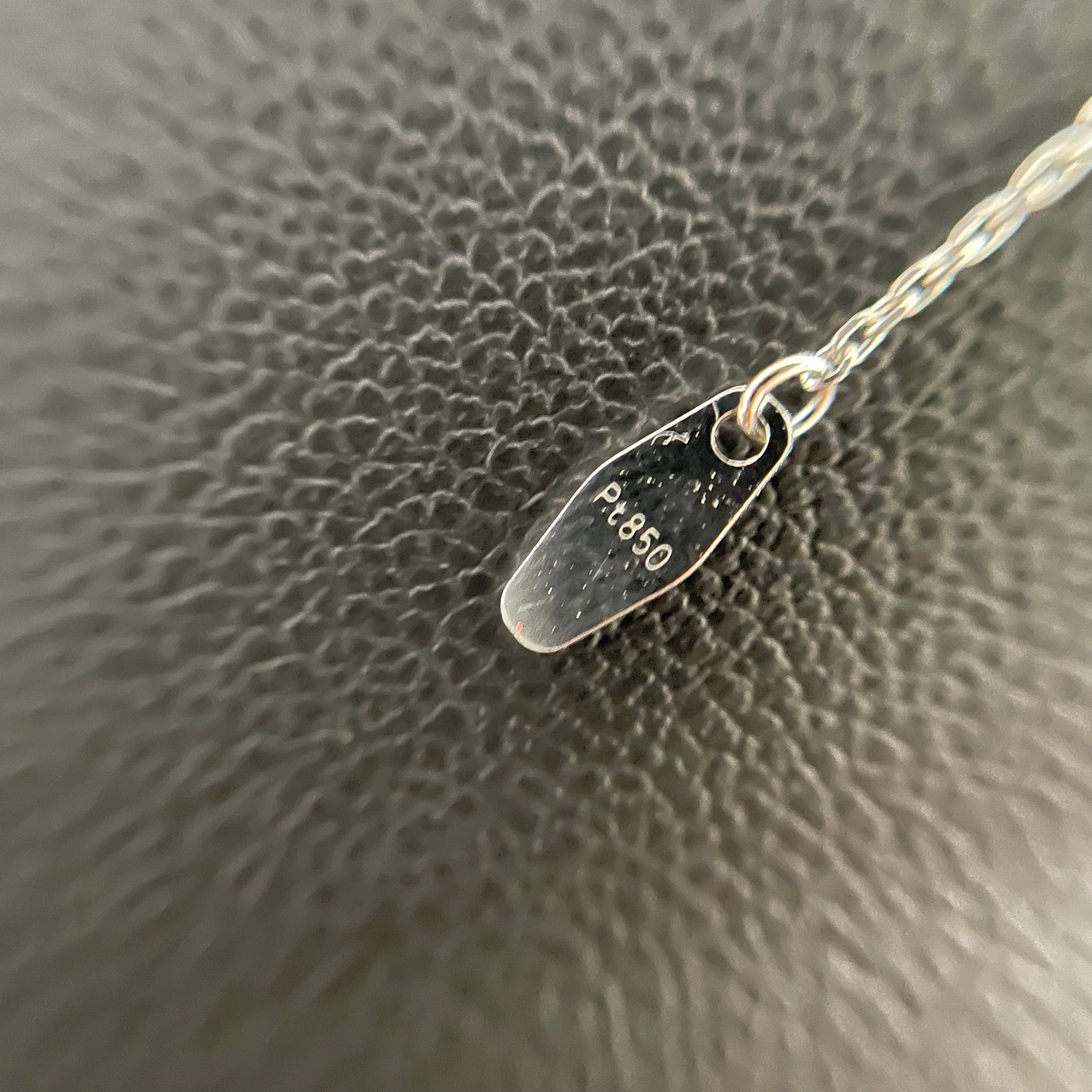 FOREVERMARK_(フォーエバーマーク)_エターナル コレクション _ソリティア パヴェ ペンダント_ Pt900/850 D0.18/0.02ct _中古品