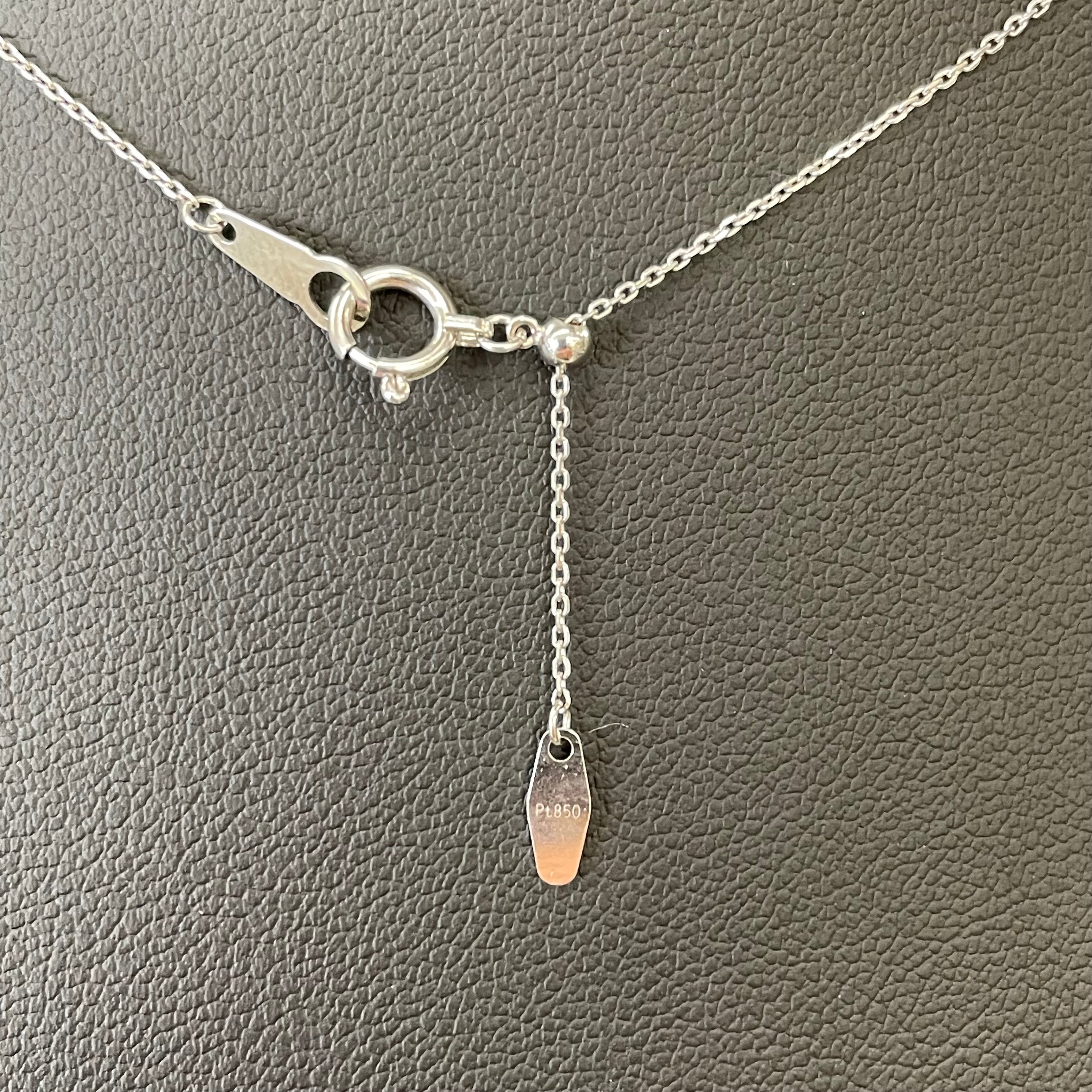 FOREVERMARK_(フォーエバーマーク)_エターナル コレクション _ソリティア パヴェ ペンダント_ Pt900/850 D0.18/0.02ct _中古品