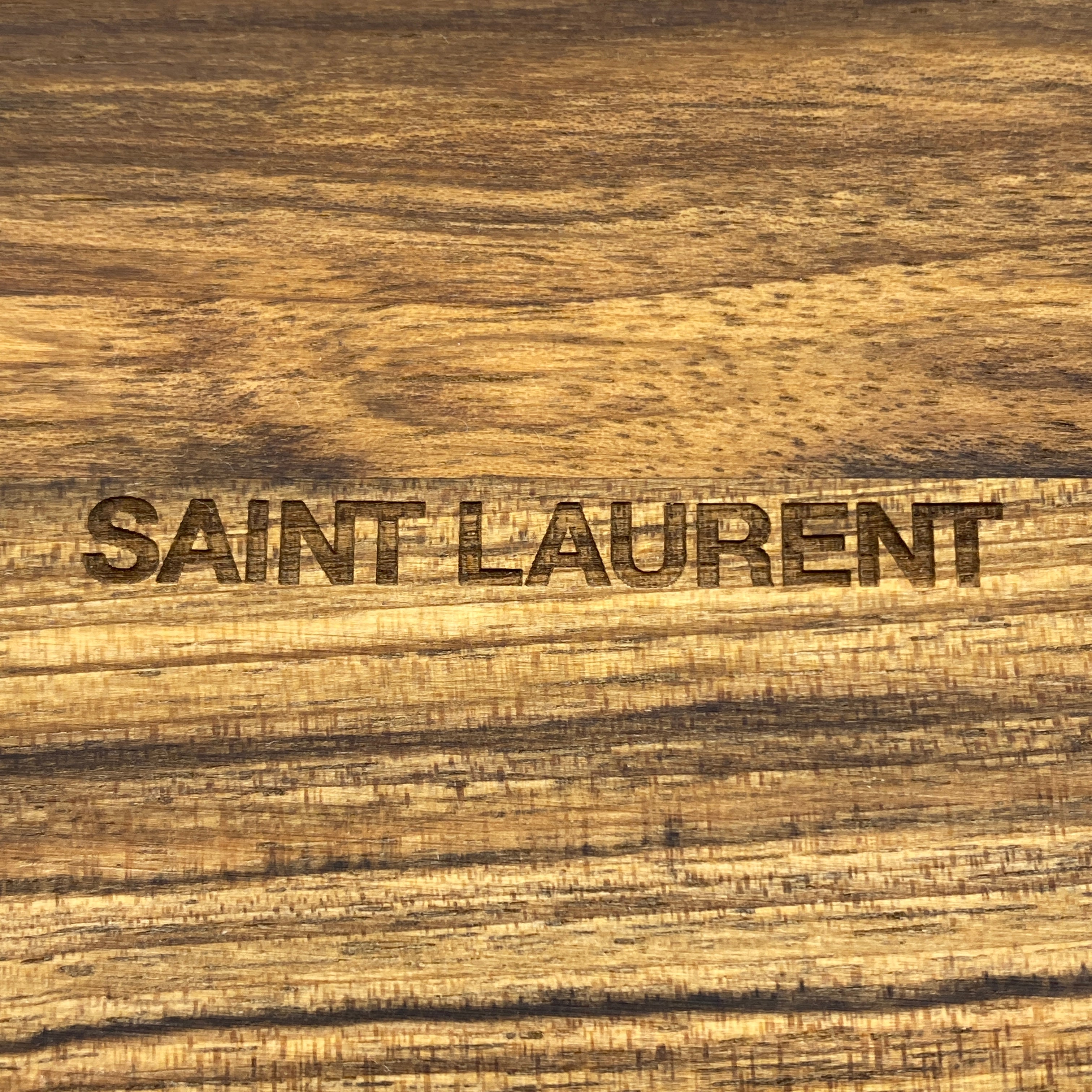 【送料無料】_ SAINT LAURENT_(サンローラン) _ウドゥン・ストーリー _ナチュラル ビルディングブロック_ デコレーション_ 中古品
