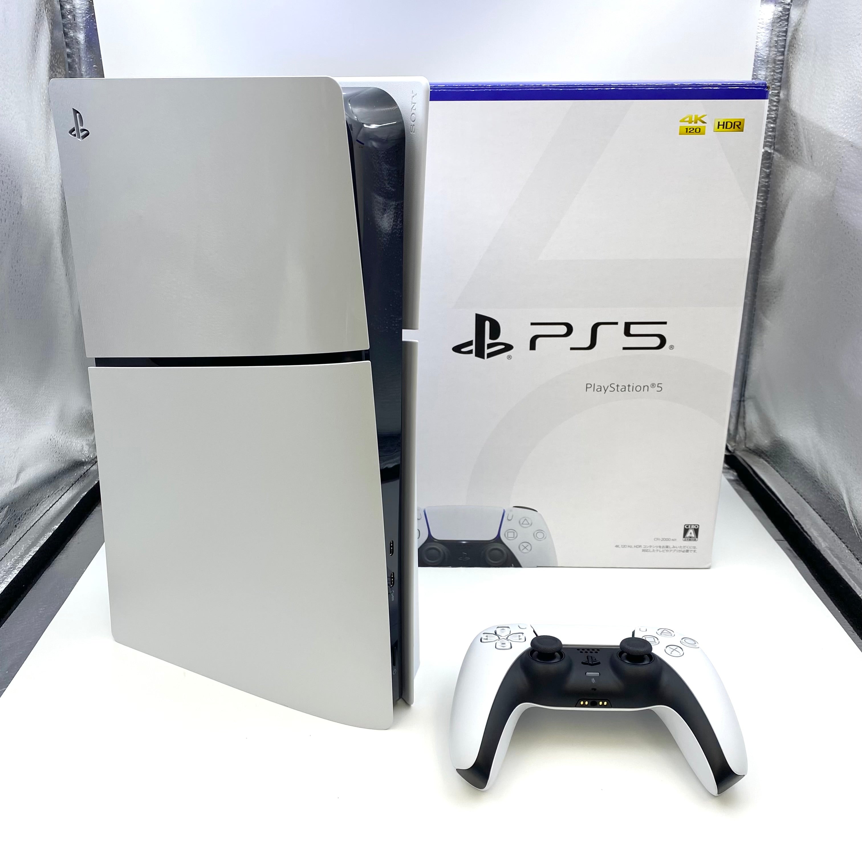 【送料無料】_PlayStation5_(プレイステーション5)_CFI-2000A01 ディスクドライブ搭載_スリムモデル 1TB_中古品