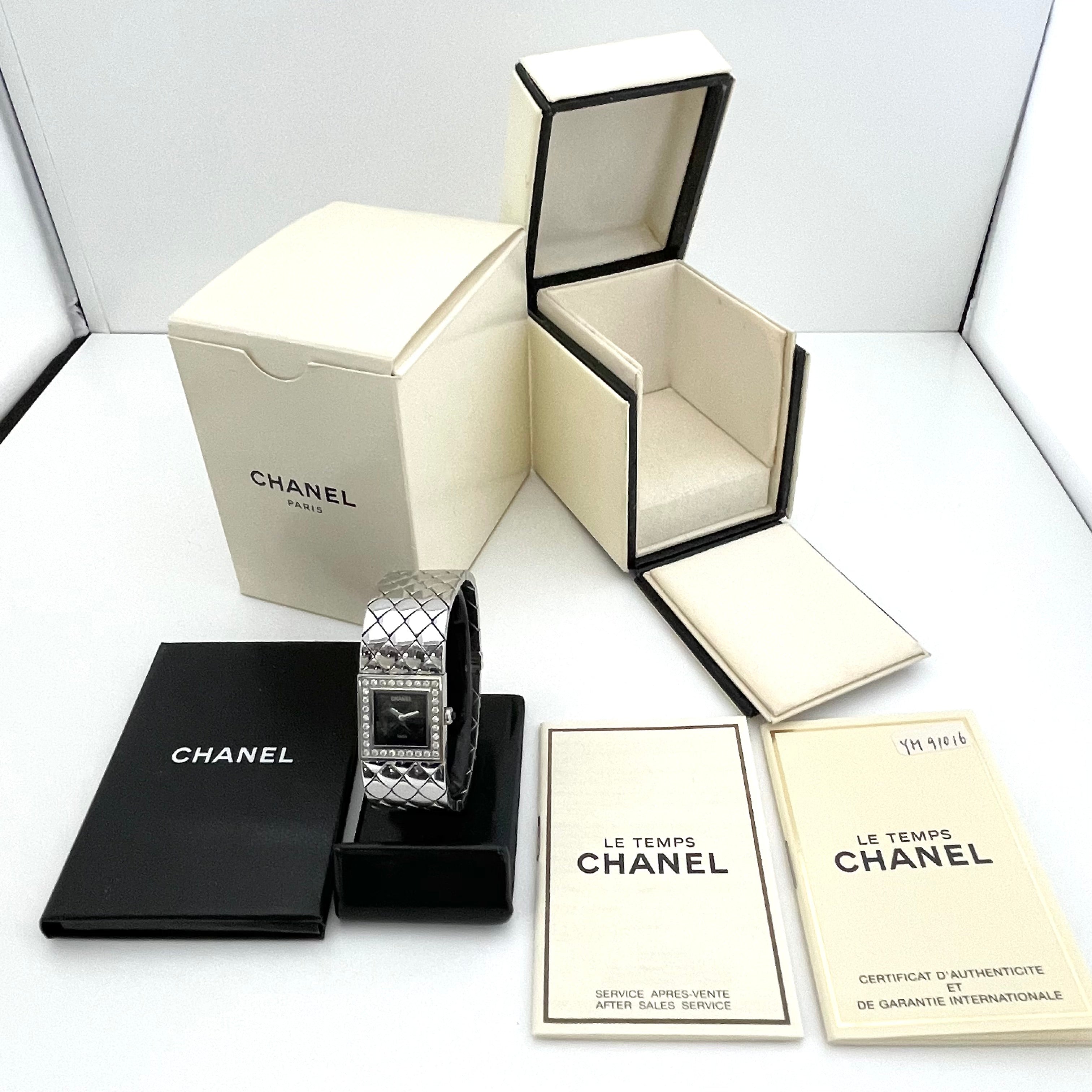CHANEL_(シャネル)_マトラッセ ダイヤモンドベゼル_H0489レディス用腕時計 _中古品