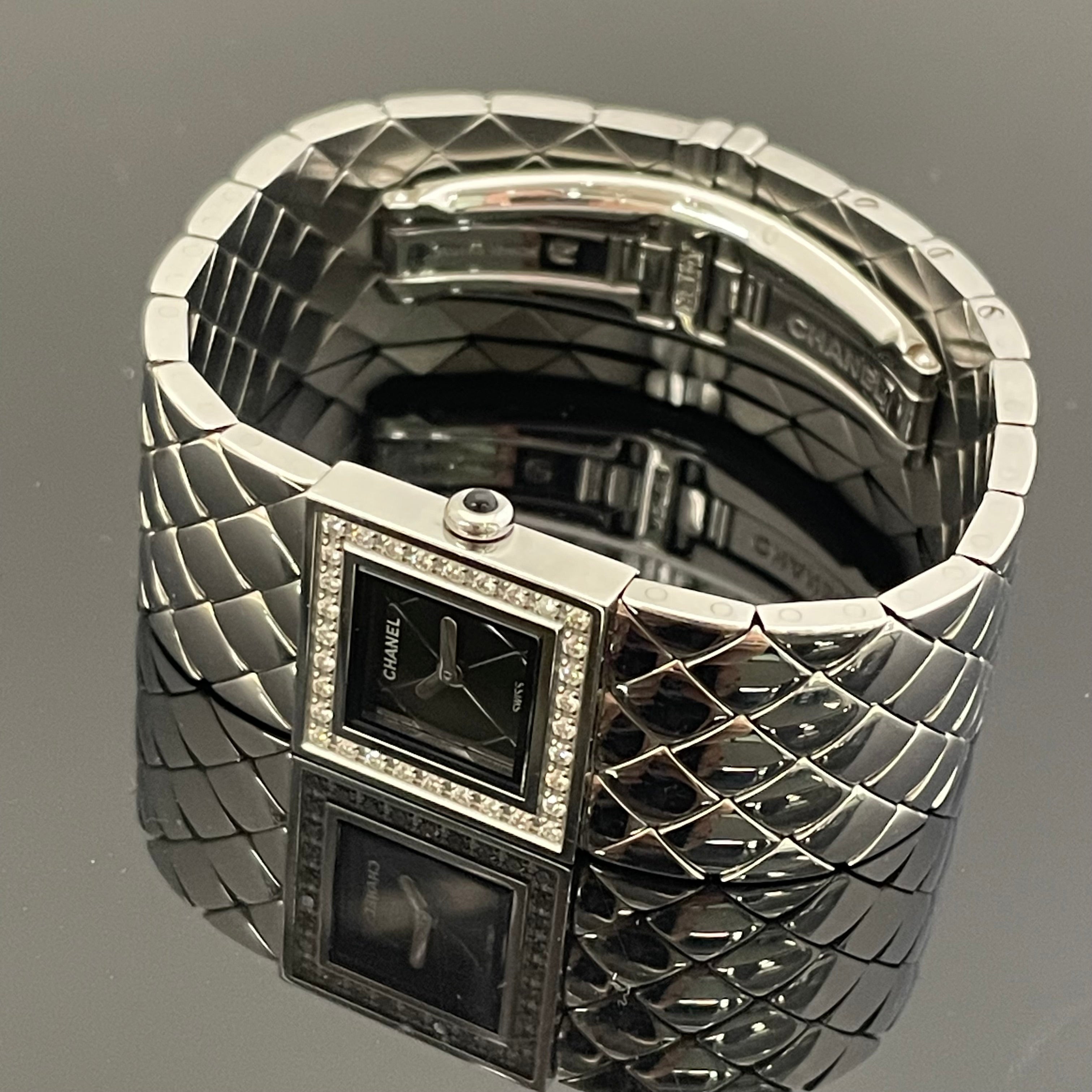 CHANEL_(シャネル)_マトラッセ ダイヤモンドベゼル_H0489レディス用腕時計 _中古品