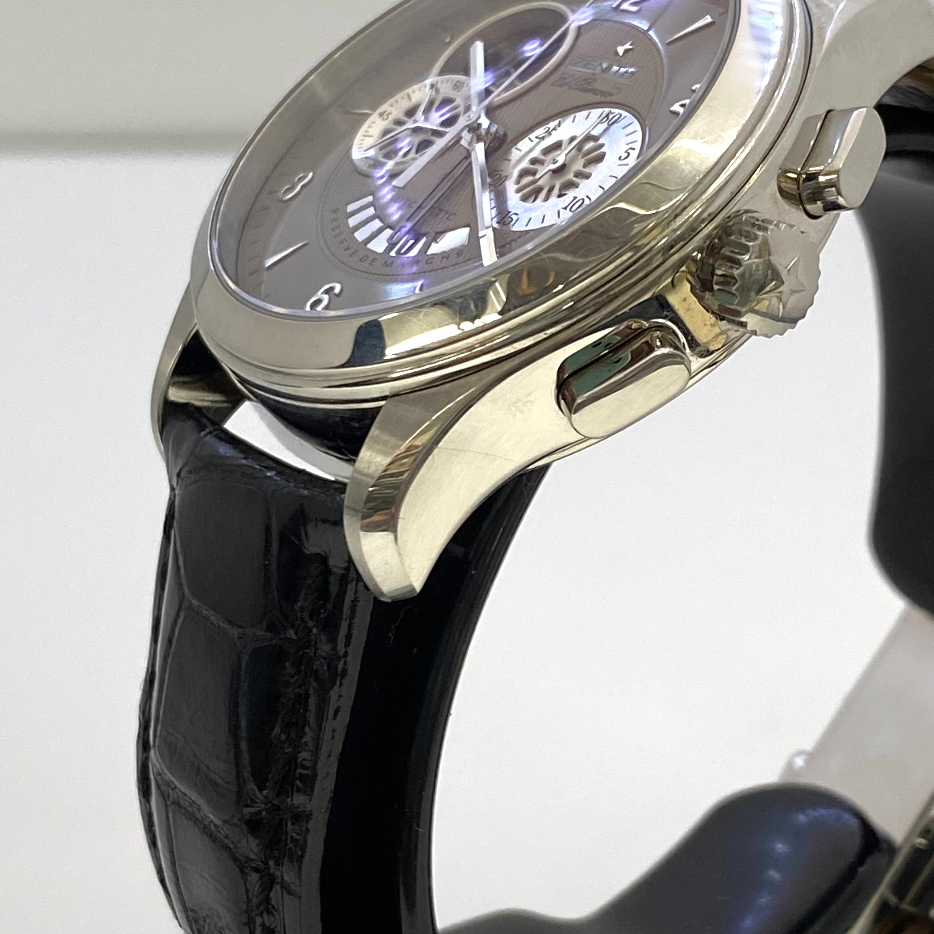 【送料無料】_ZENITH_(ゼニス)_クラス オープン エルプリメロ_クロノグラフ AT_03.0510.4021_中古品