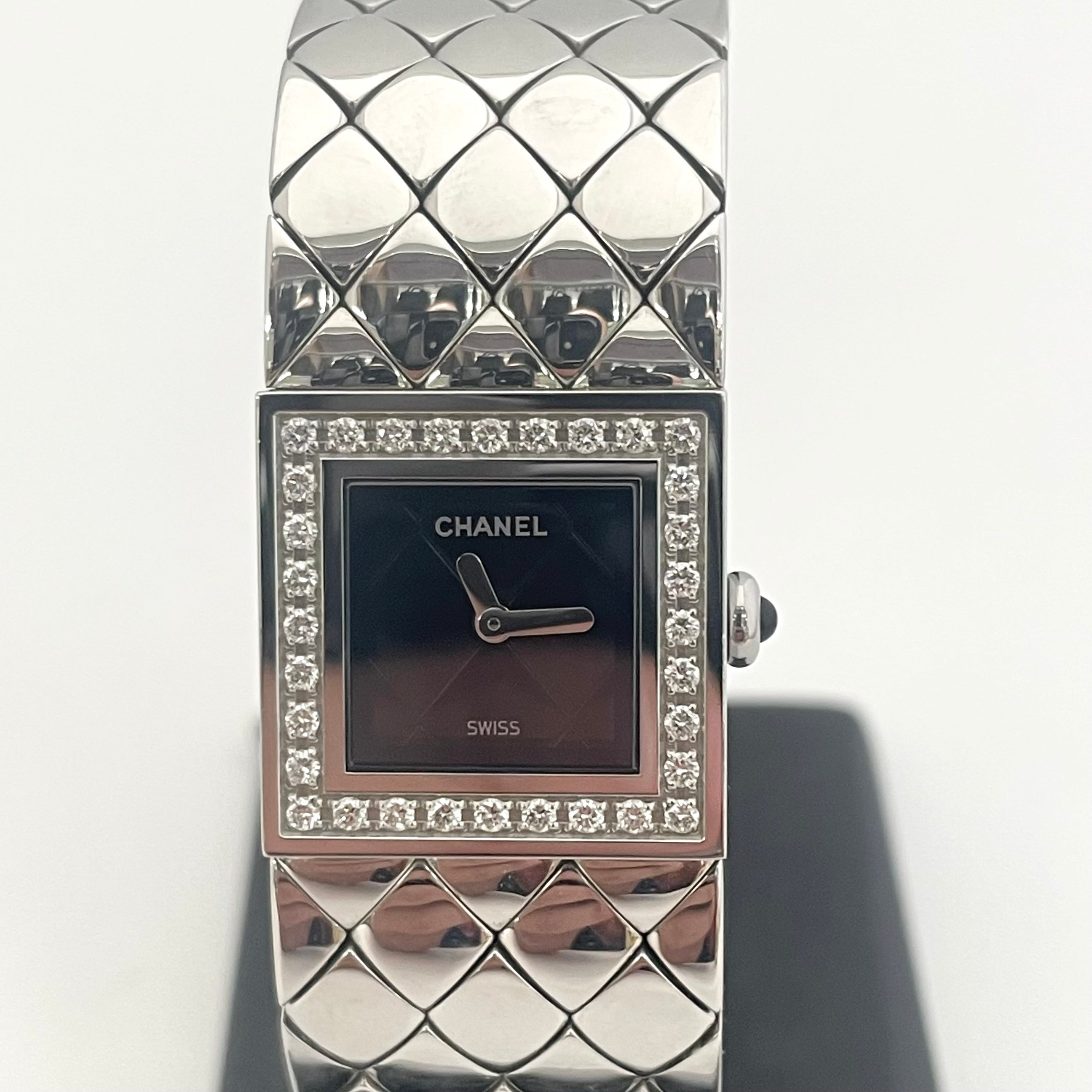 CHANEL_(シャネル)_マトラッセ ダイヤモンドベゼル_H0489レディス用腕時計 _中古品