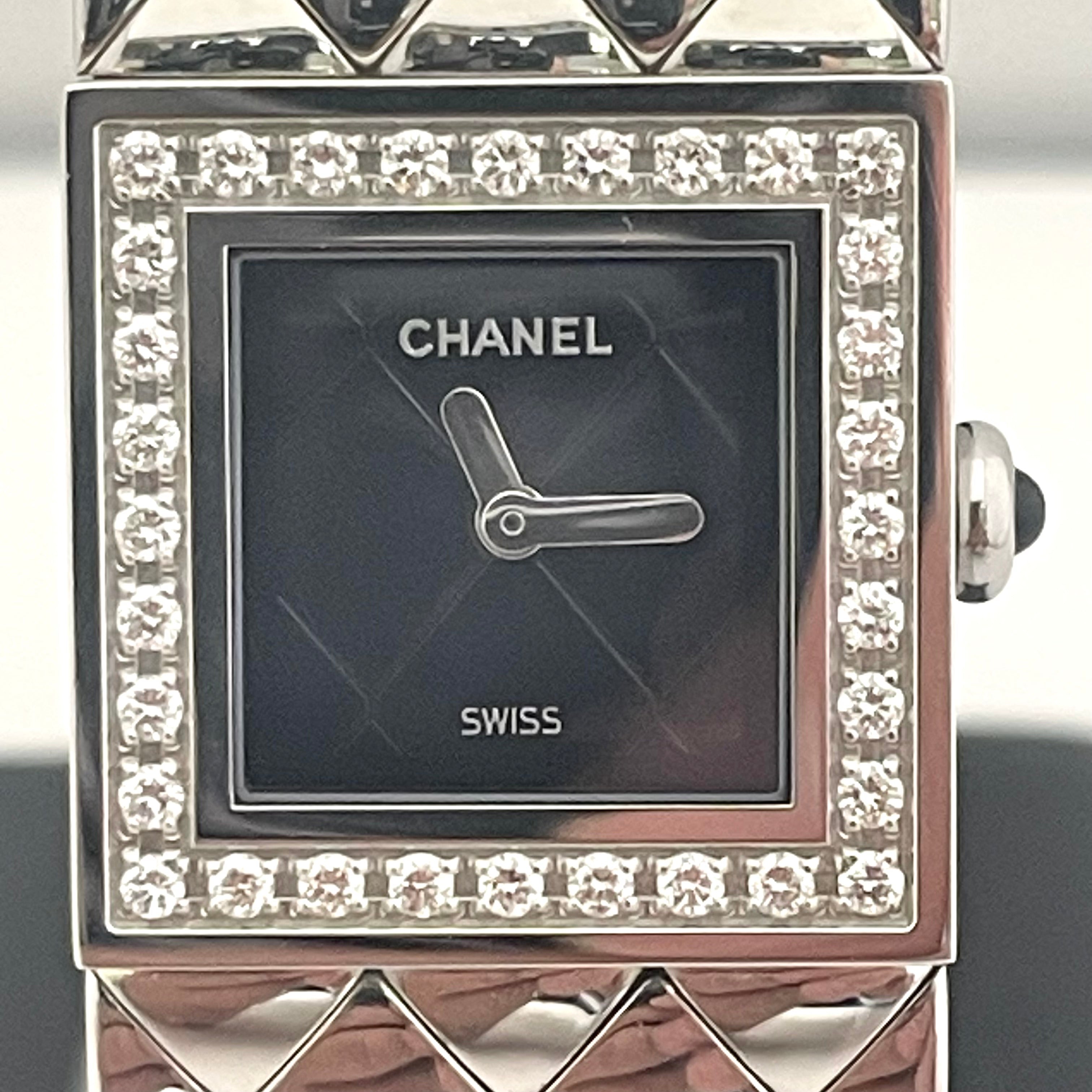 CHANEL_(シャネル)_マトラッセ ダイヤモンドベゼル_H0489レディス用腕時計 _中古品