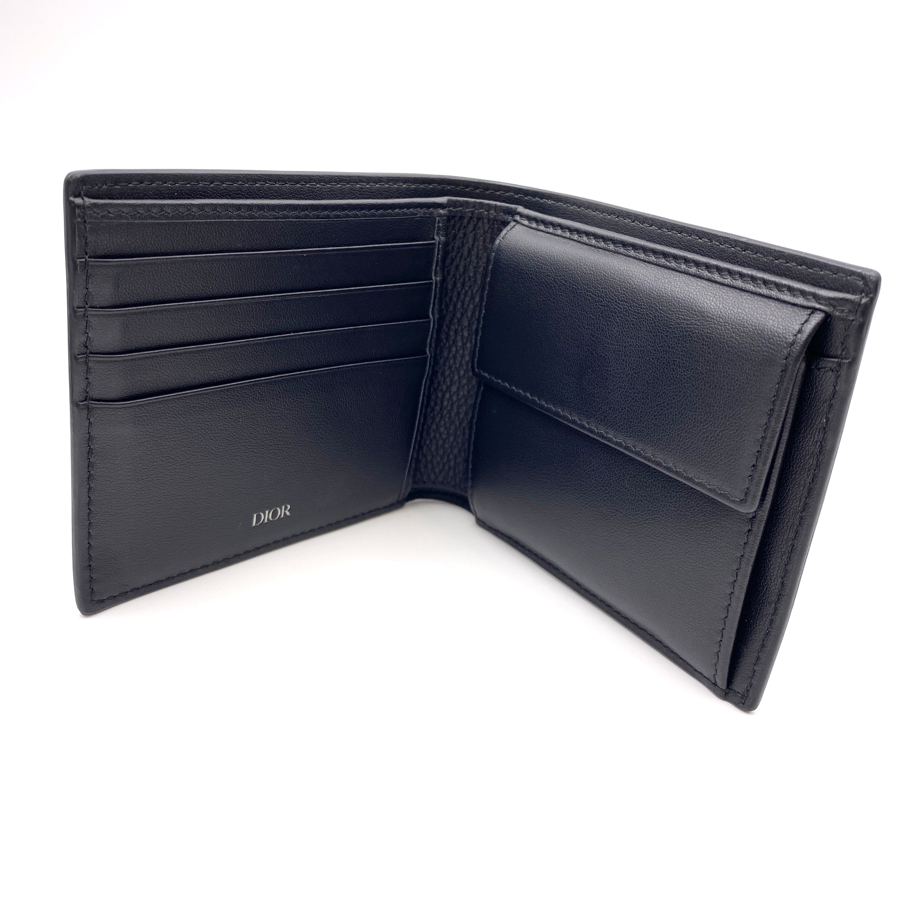 DIOR_(ディオール)_CD Icon_二つ折りウォレット_グレインドカーフスキン_中古品