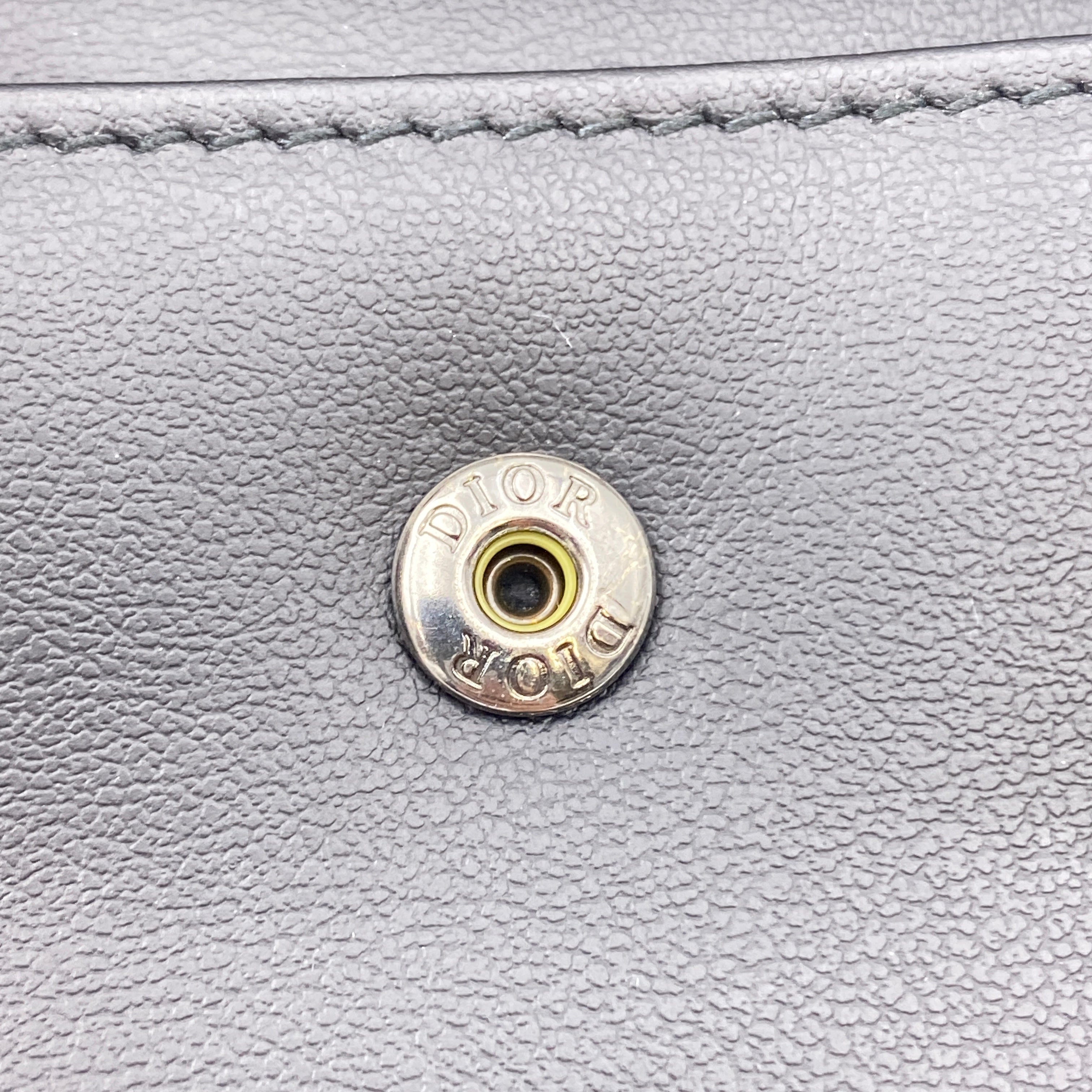 DIOR_(ディオール)_CD Icon_二つ折りウォレット_グレインドカーフスキン_中古品