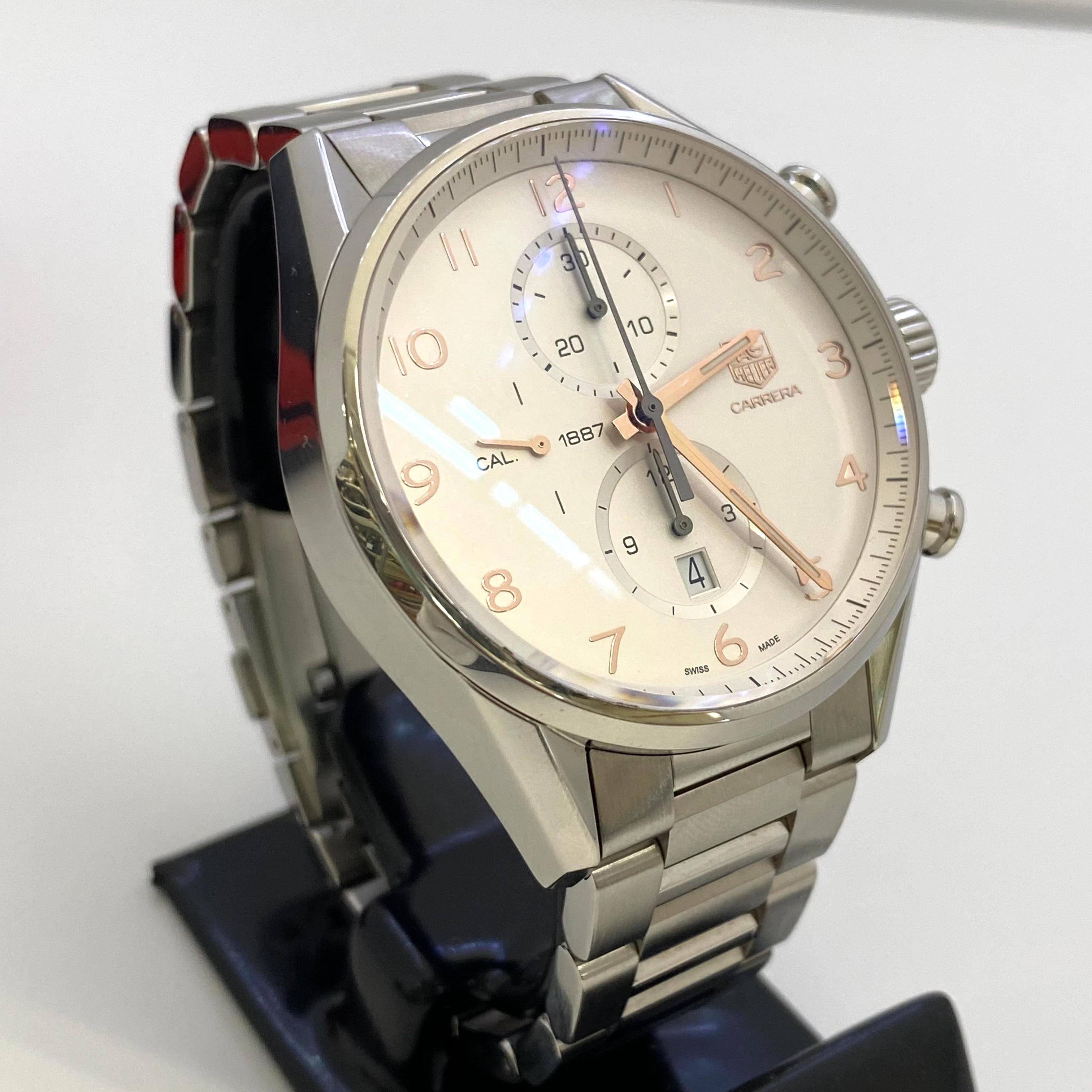 【送料無料】_TAG HEUER_(タグホイヤー)_カレラ クロノグラフ_キャリバー1887 AT_CAR2012_中古品