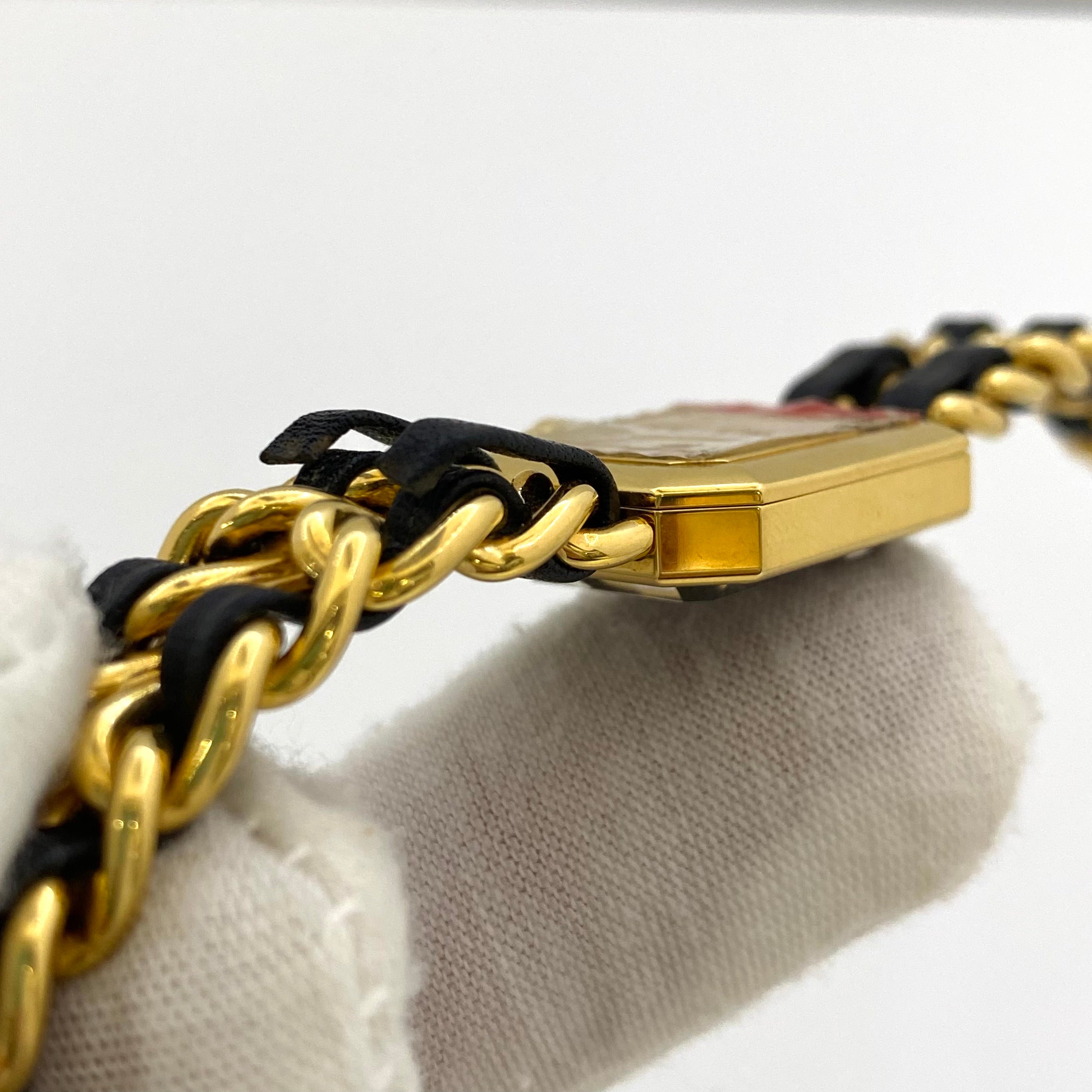 CHANEL_(シャネル)_プルミエール_Mサイズ QZ_レザーベルト_中古品