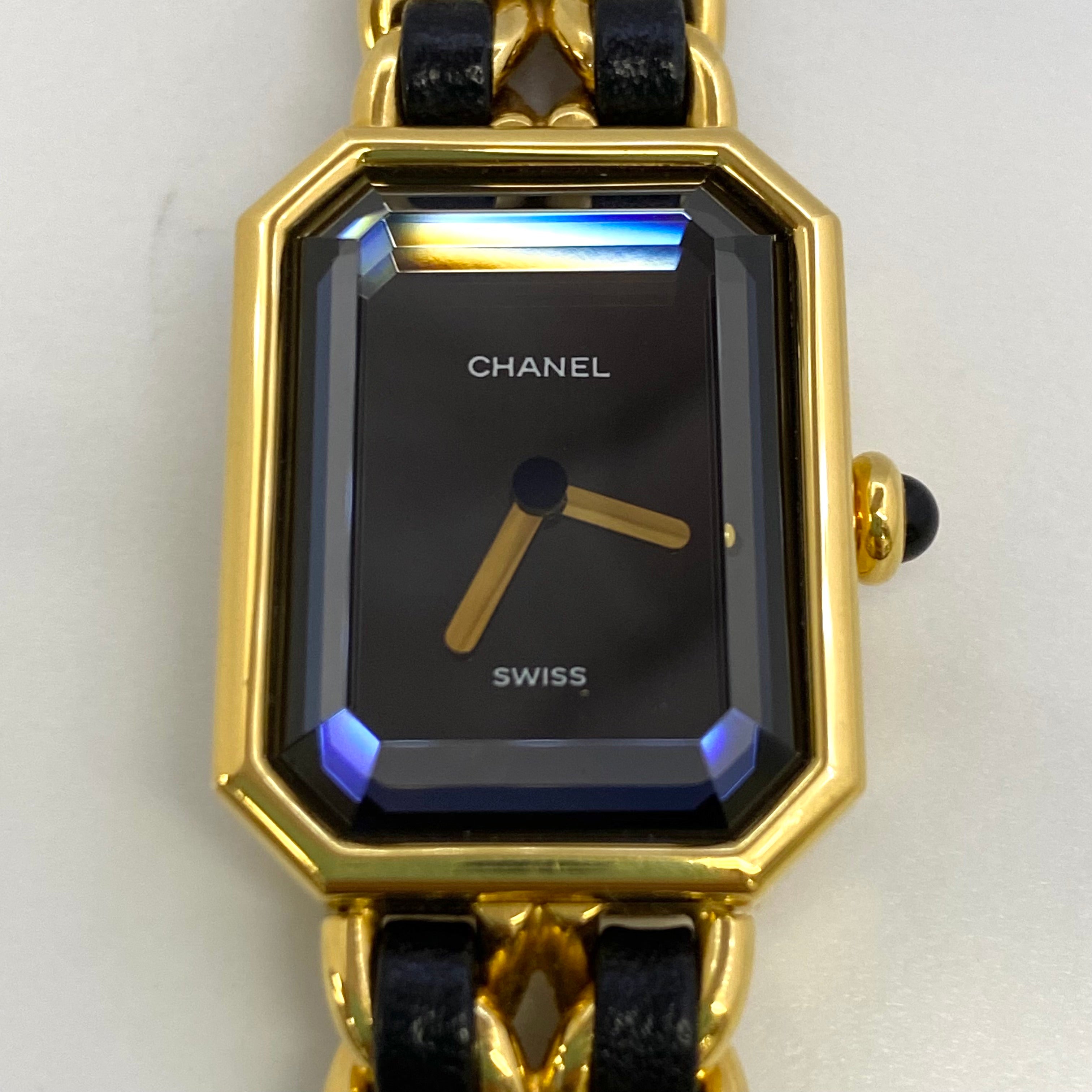 CHANEL_(シャネル)_プルミエール_Mサイズ QZ_レザーベルト_中古品
