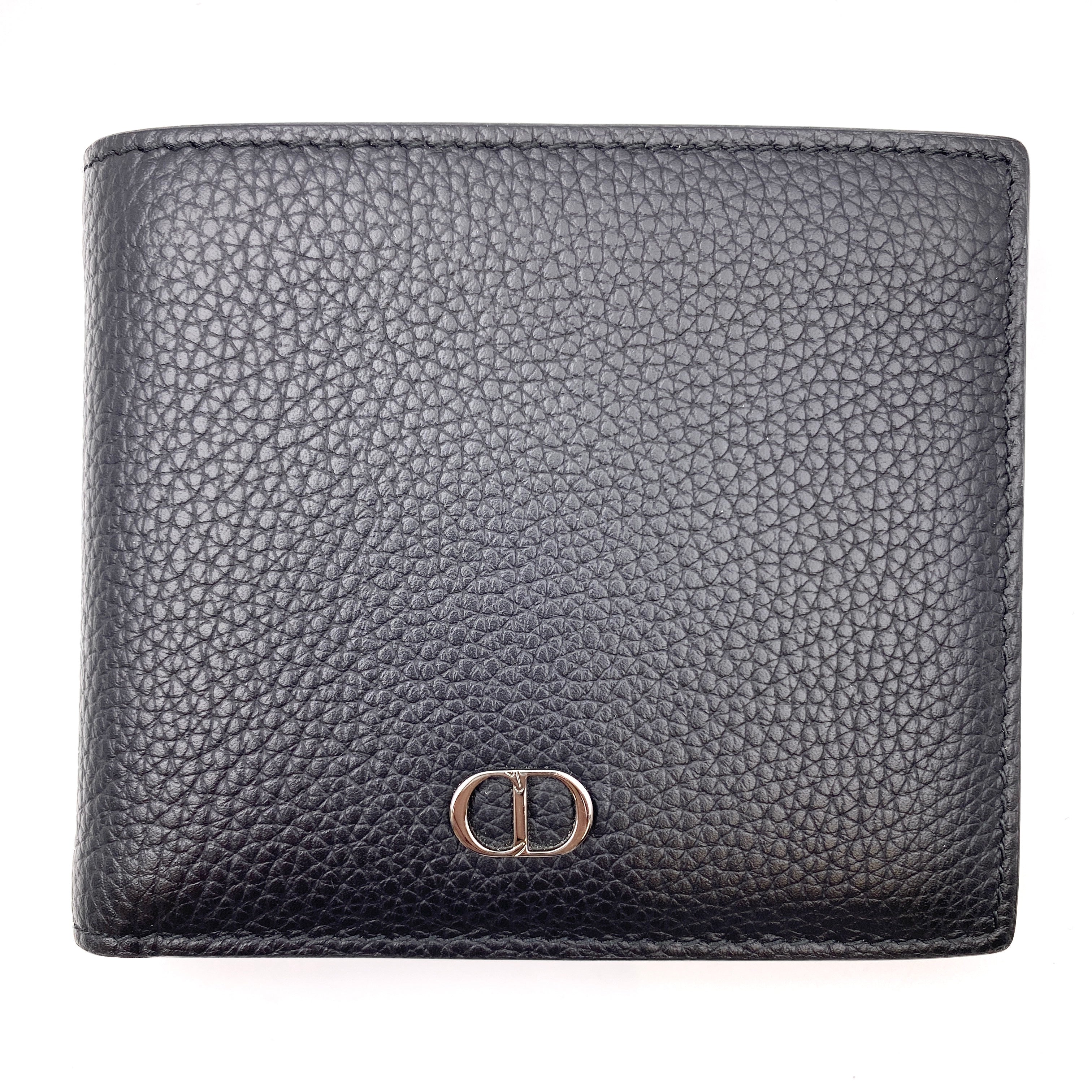 DIOR_(ディオール)_CD Icon_二つ折りウォレット_グレインドカーフスキン_中古品