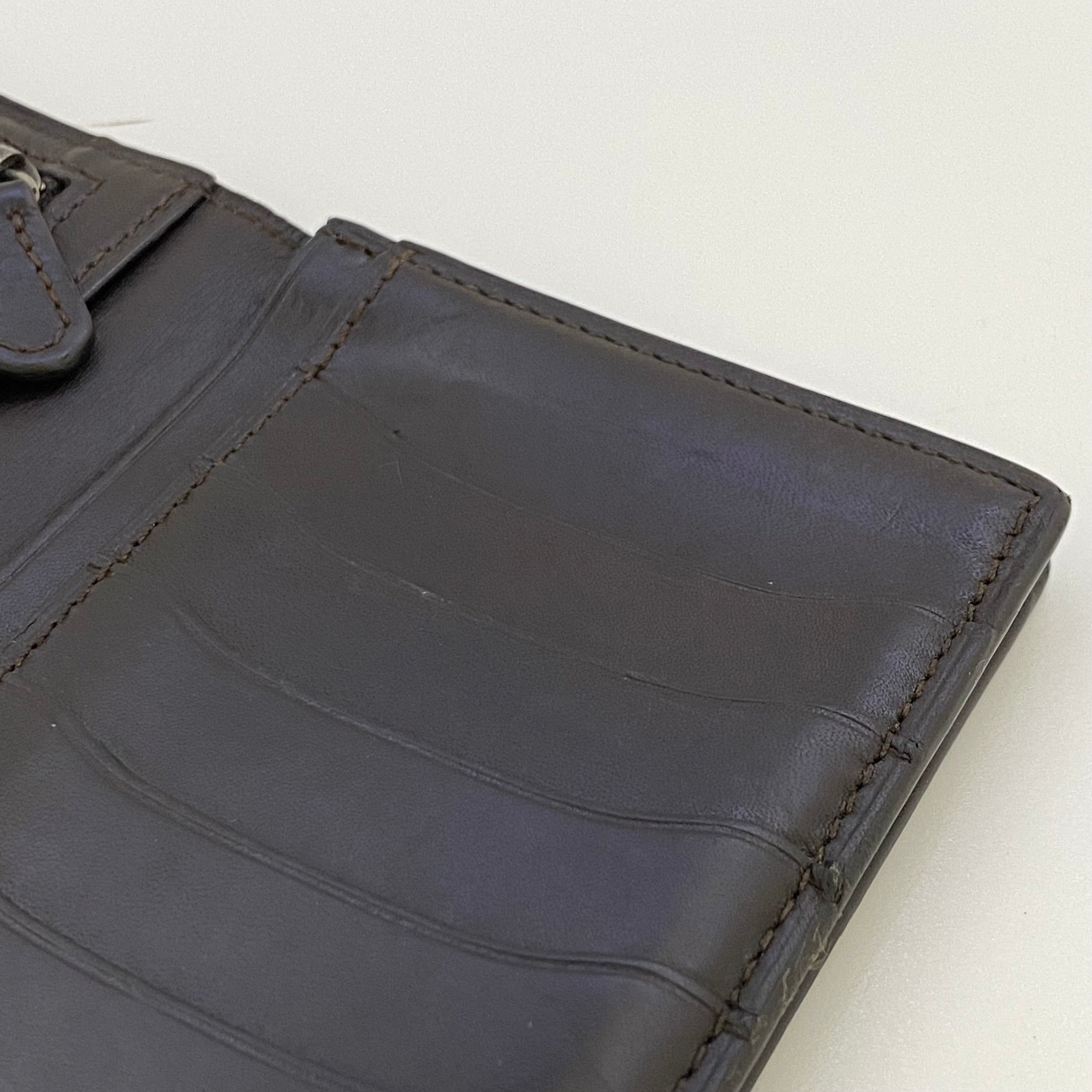 【送料無料】_Berluti_(ベルルッティ)_スクリットレザー カリグラフィー_サンタル 長財布_中古品