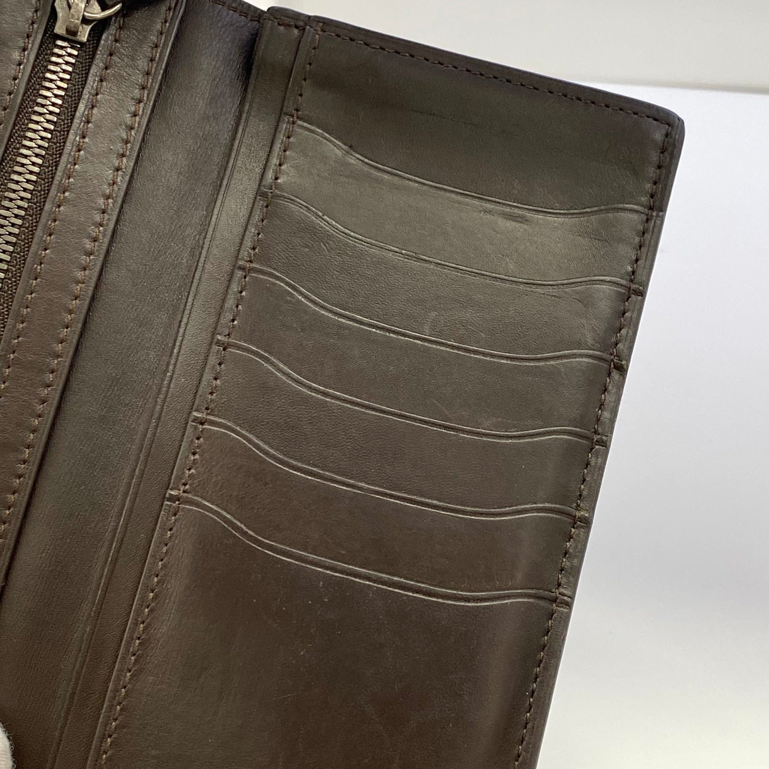 【送料無料】_Berluti_(ベルルッティ)_スクリットレザー カリグラフィー_サンタル 長財布_中古品