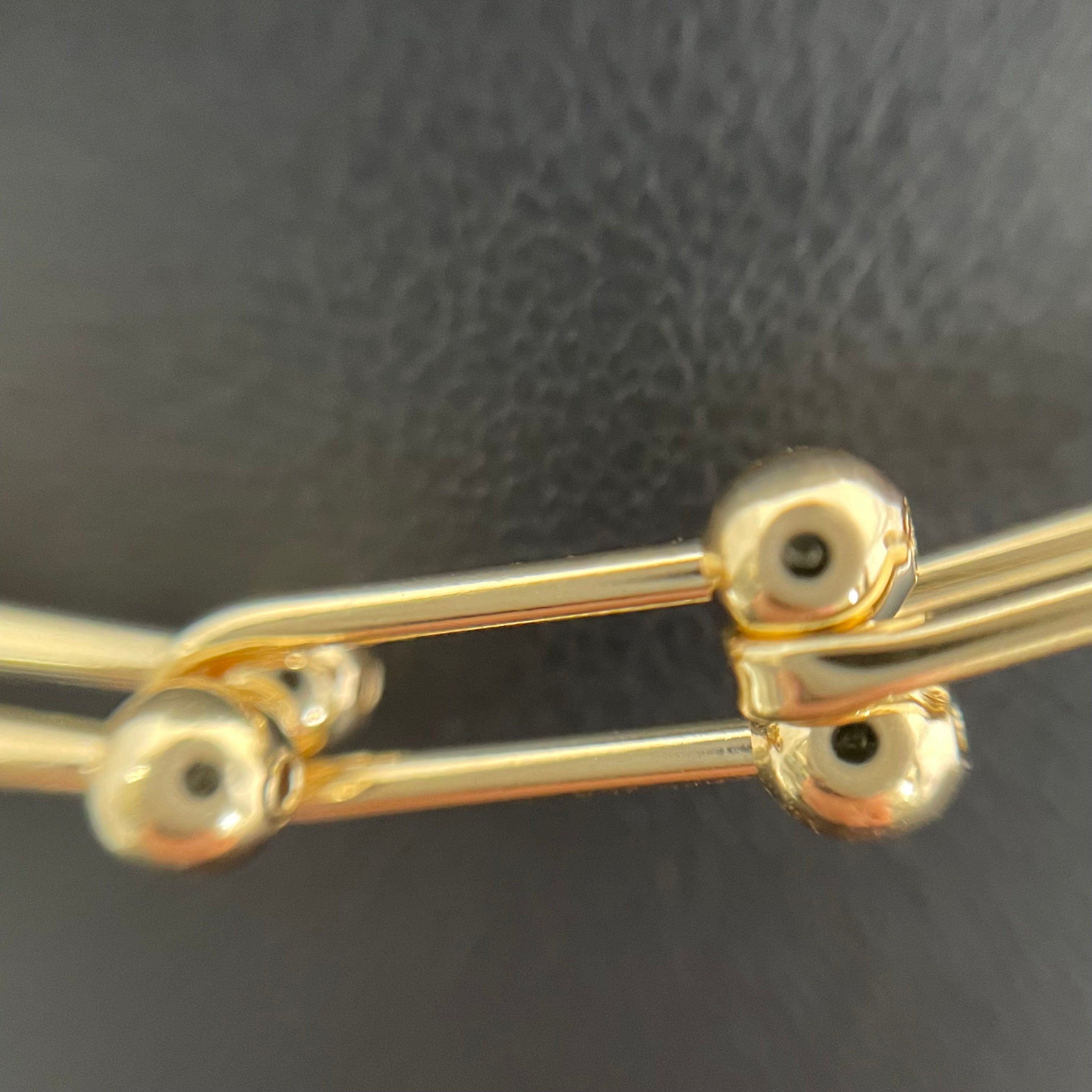 【送料無料】_ ノンブランド _K18デザインネックレス _40cm/16.5g _中古品