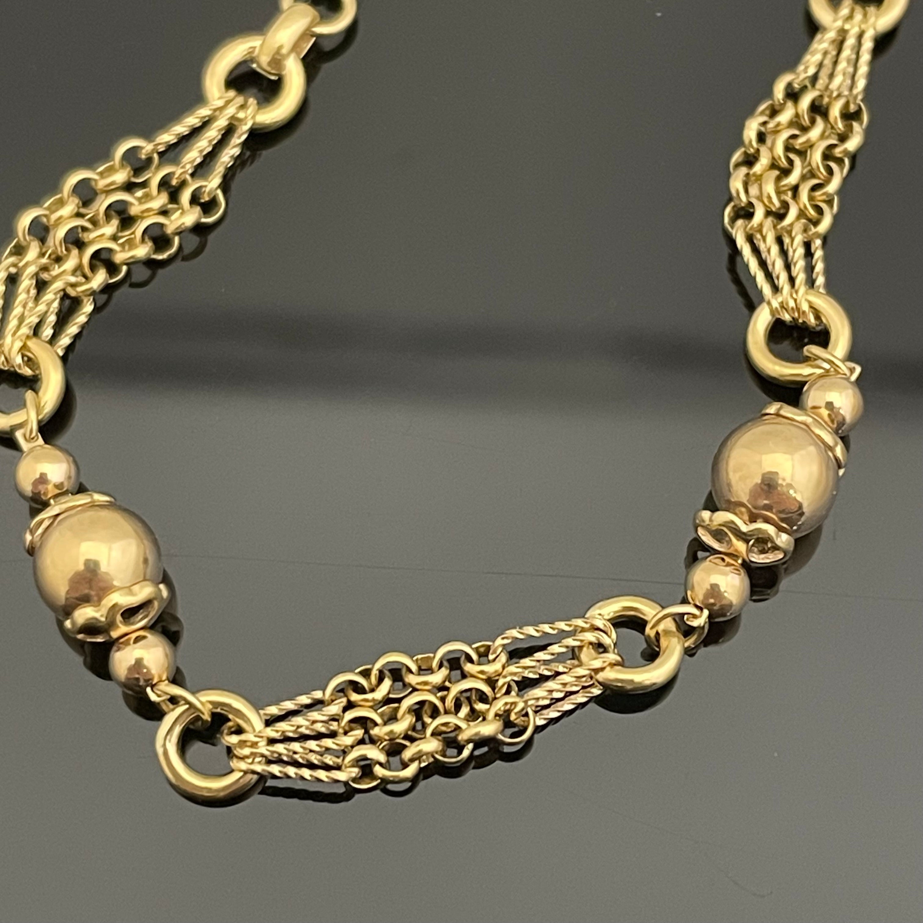 ノンブランド _K18ブレスレット _7.5g/17.5cm _中古品