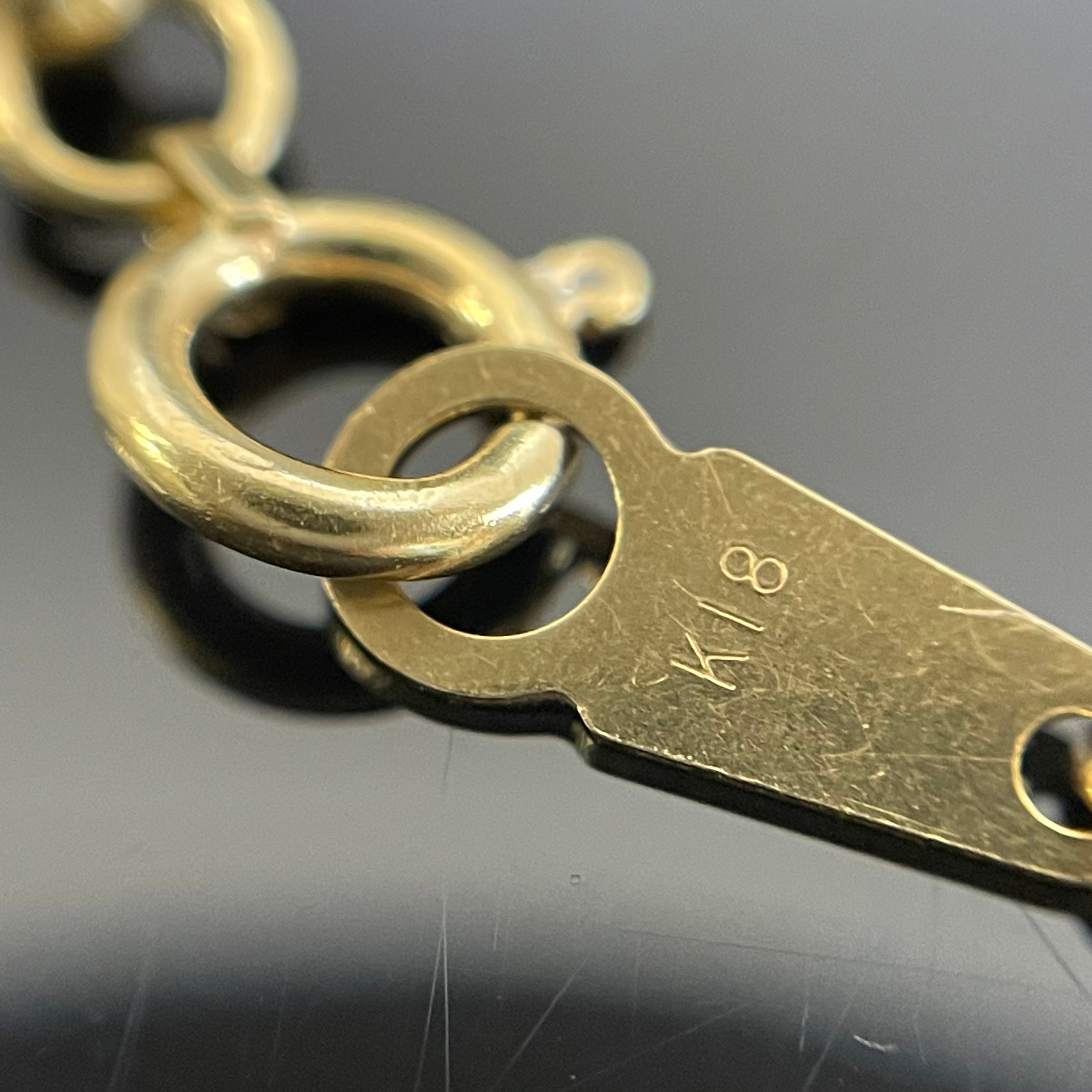 ノンブランド _K18ブレスレット _7.5g/17.5cm _中古品