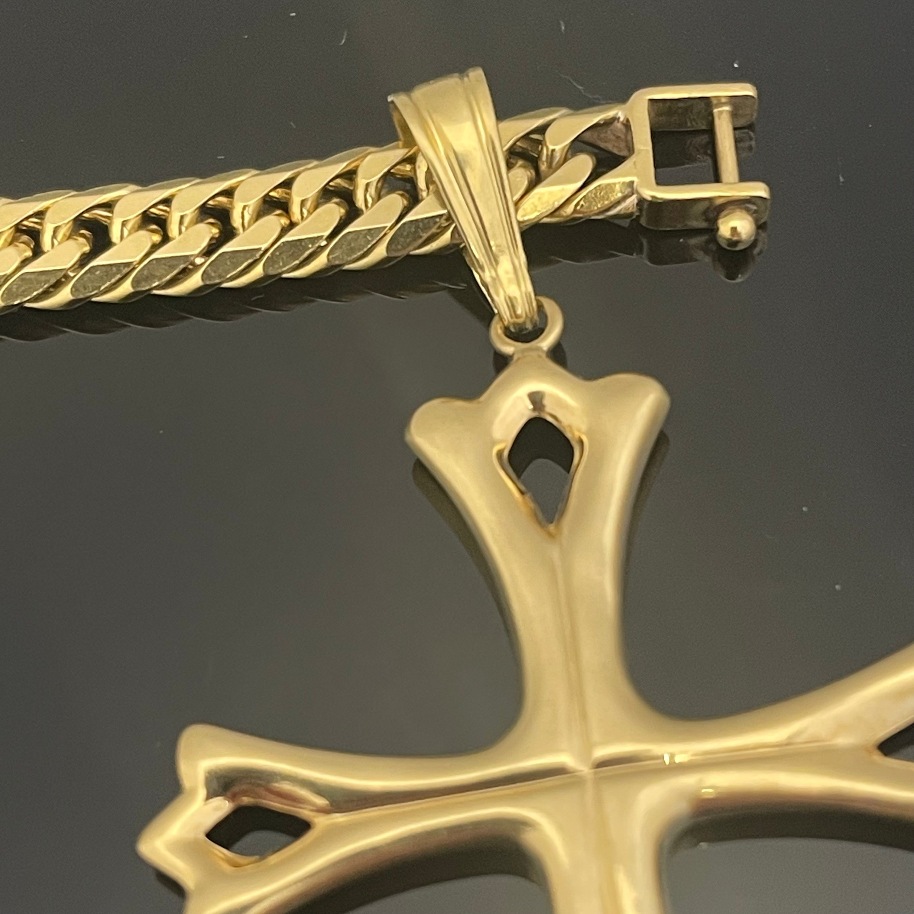 【送料無料】_ ノンブランド _K18クロスペントップ3.1g _ 中古品