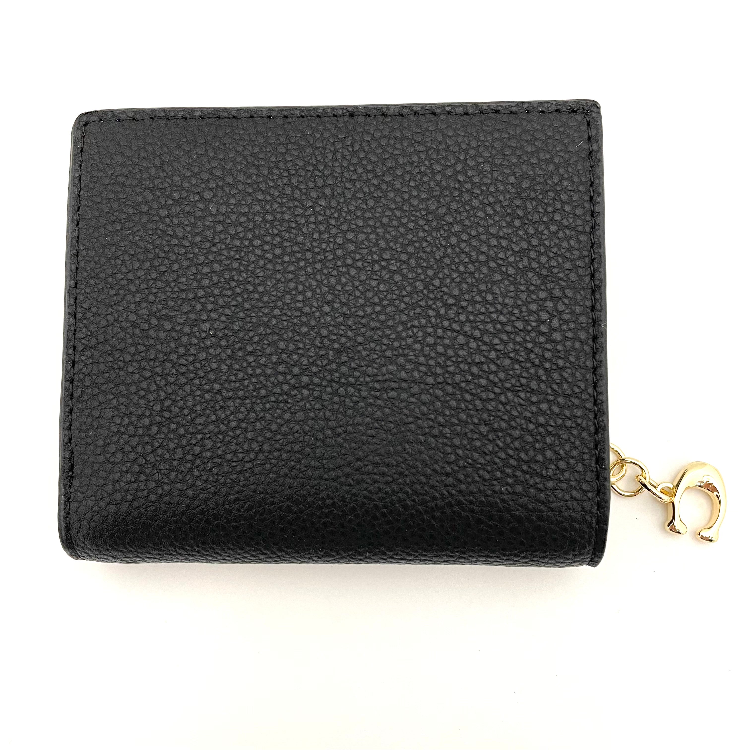 【送料無料】_ COACH_(コーチ)_ミシェル・バスキア コラボ_ 二つ折り財布 C5614 _中古品