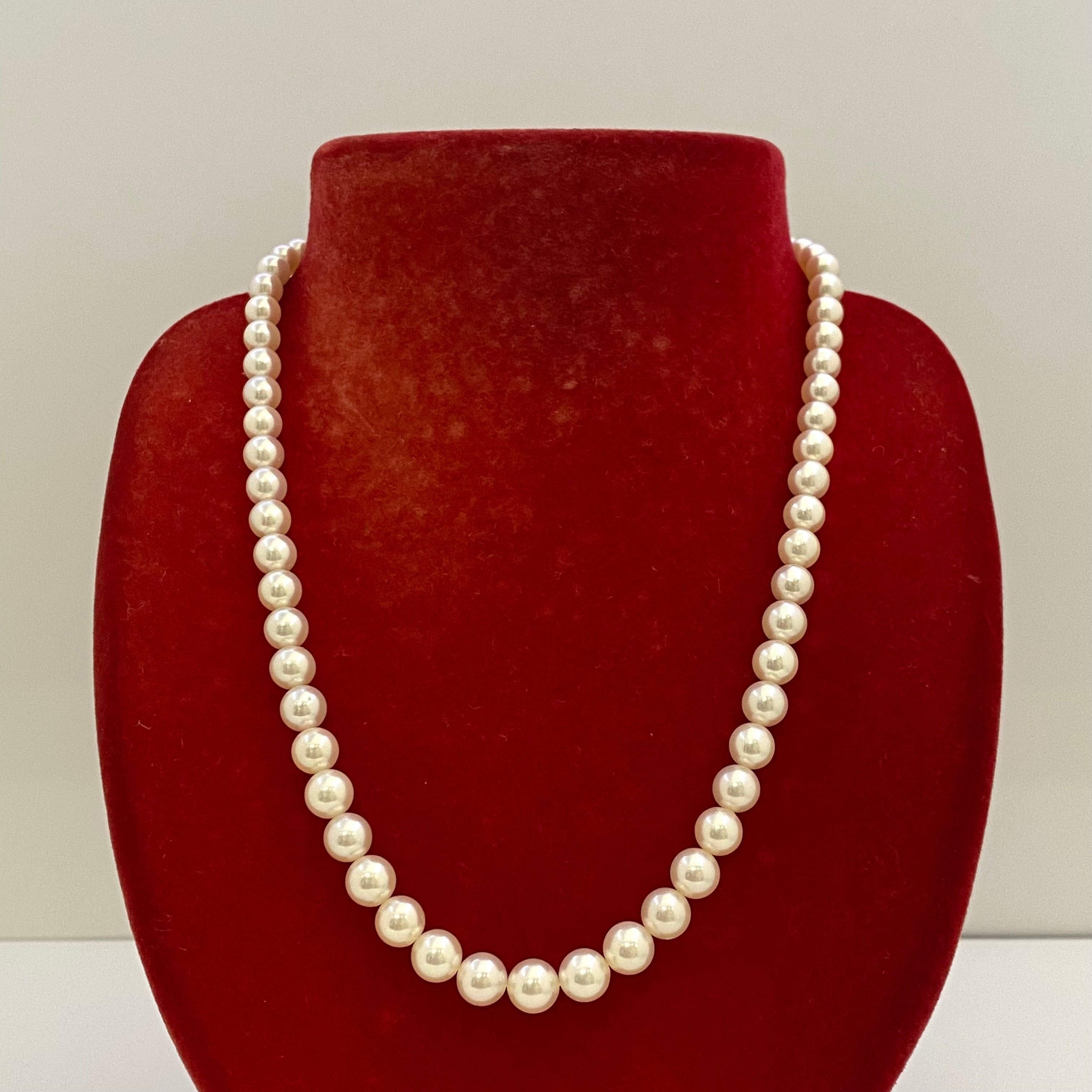 【送料無料】_TASAKI_(田崎)_アコヤパール(あこや真珠)_一連ネックレス_中古品