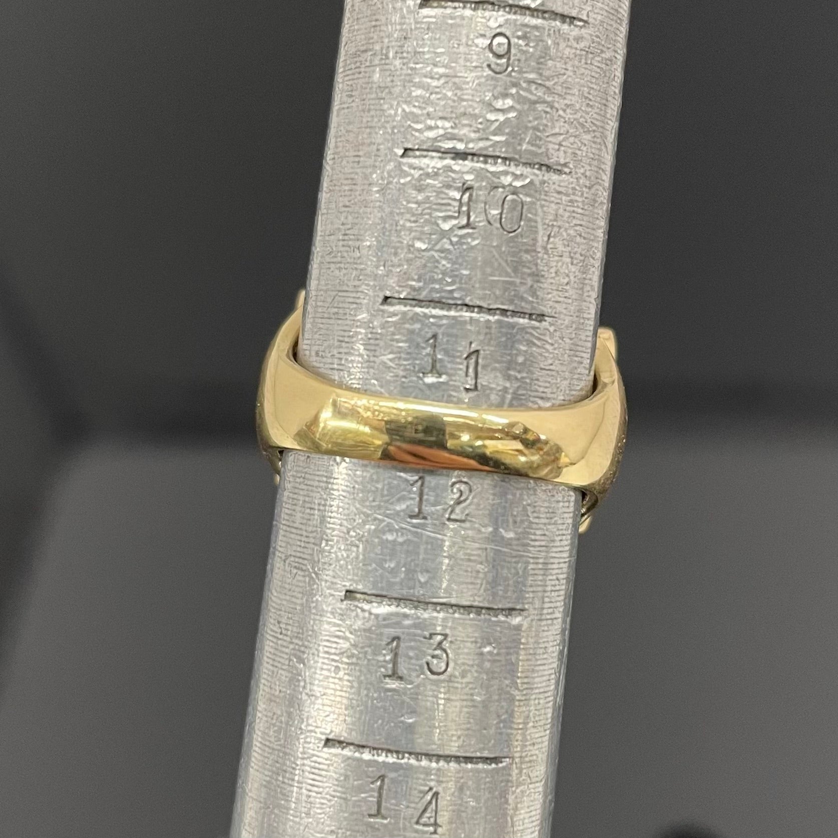 【送料無料】_ ノンブランド_ K18リング_ MARIA純金コイン入り _中古品